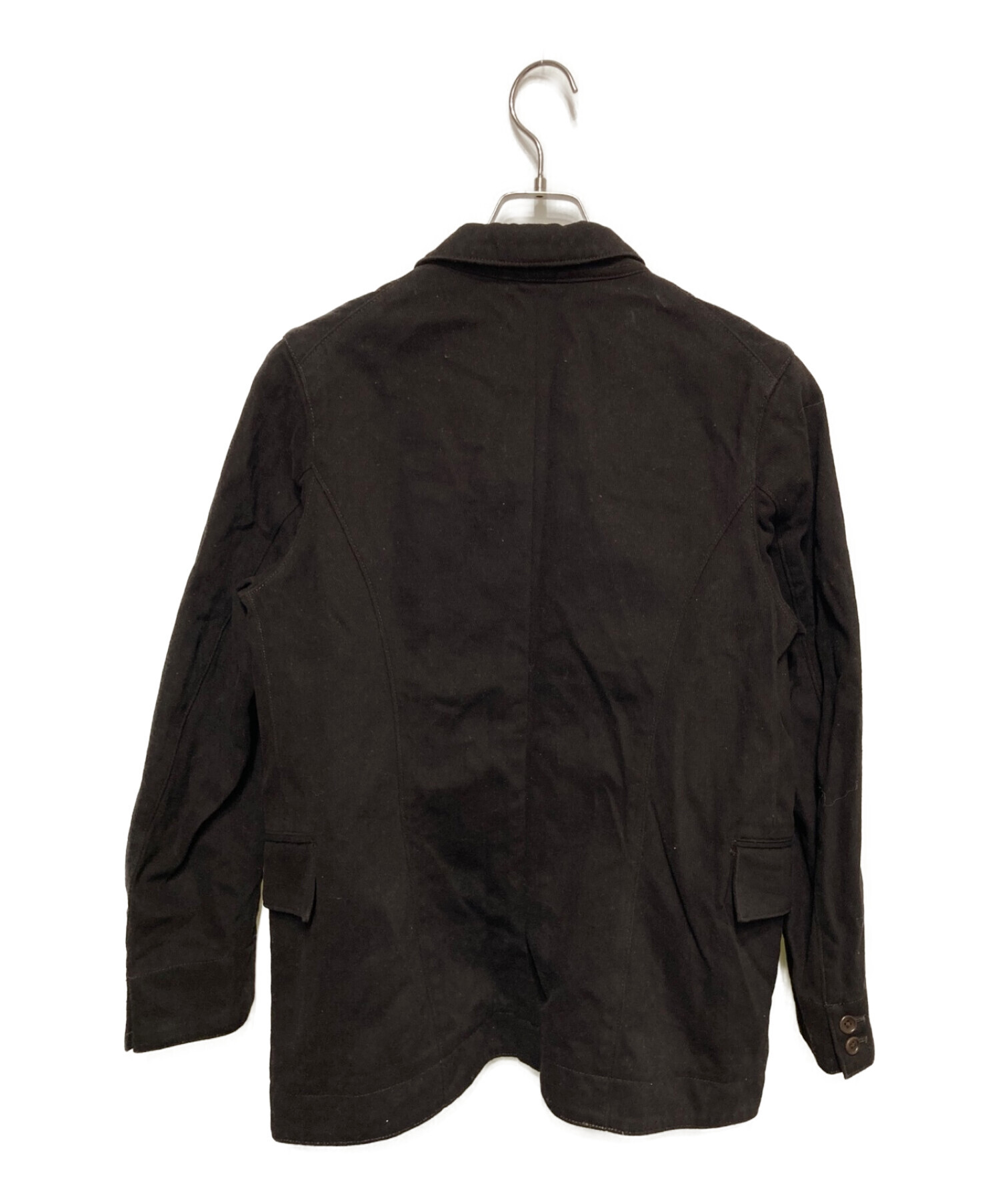 日本在庫中古 Django Atour ジャンゴアトゥール コットンジャケット ベージュ ブラウン Sサイズ 立ち襟 隠しボタン 長袖 H16219 Sサイズ