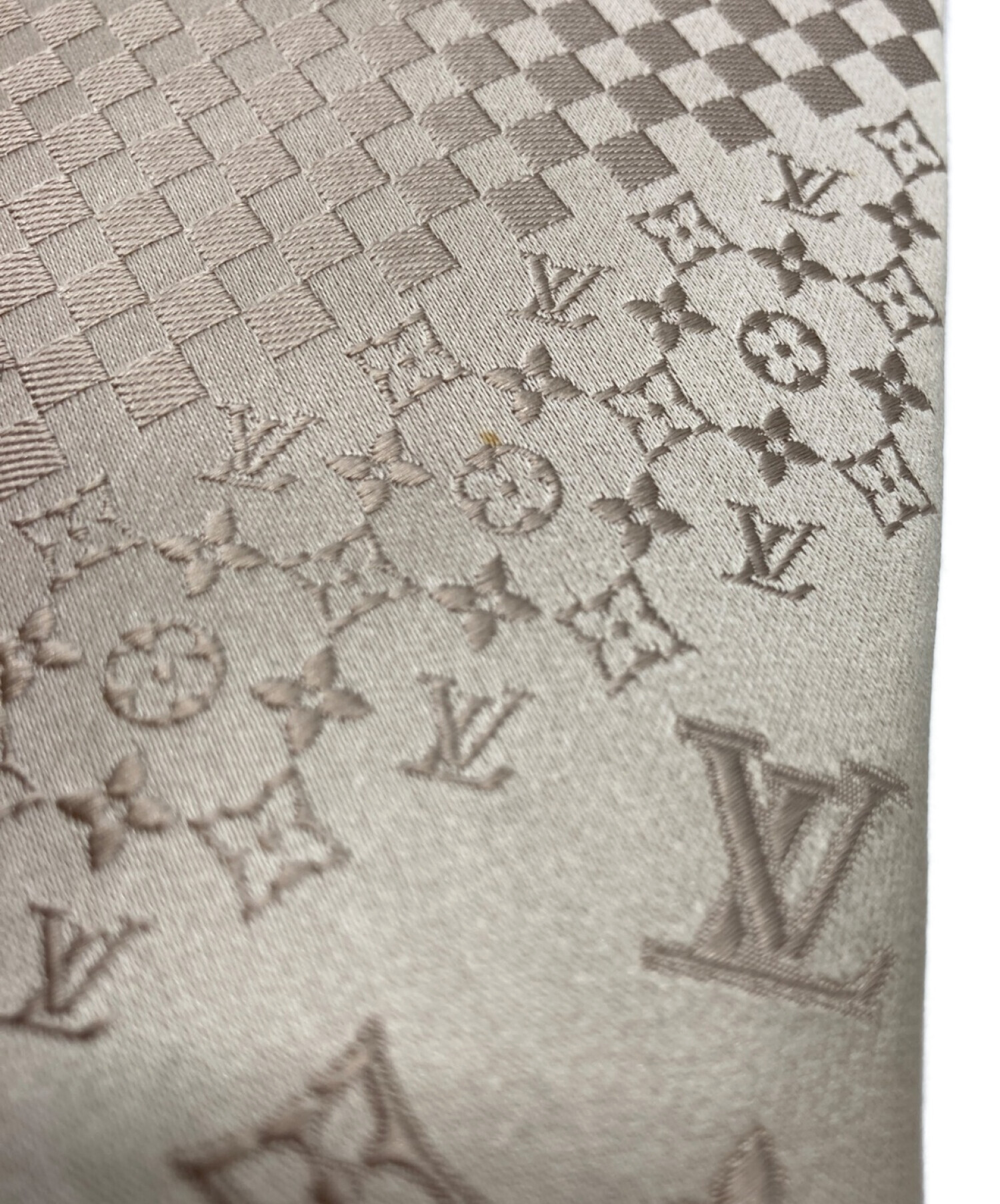 LOUIS VUITTON (ルイ ヴィトン) クラヴァット ミックスモノグラム ネクタイ ベージュ サイズ:なし