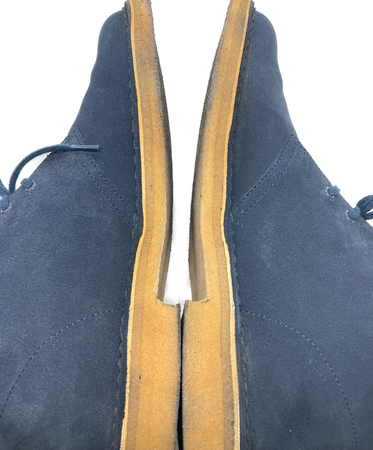 CLARKS (クラークス) デザートブーツ ネイビー サイズ:UK7 1/27