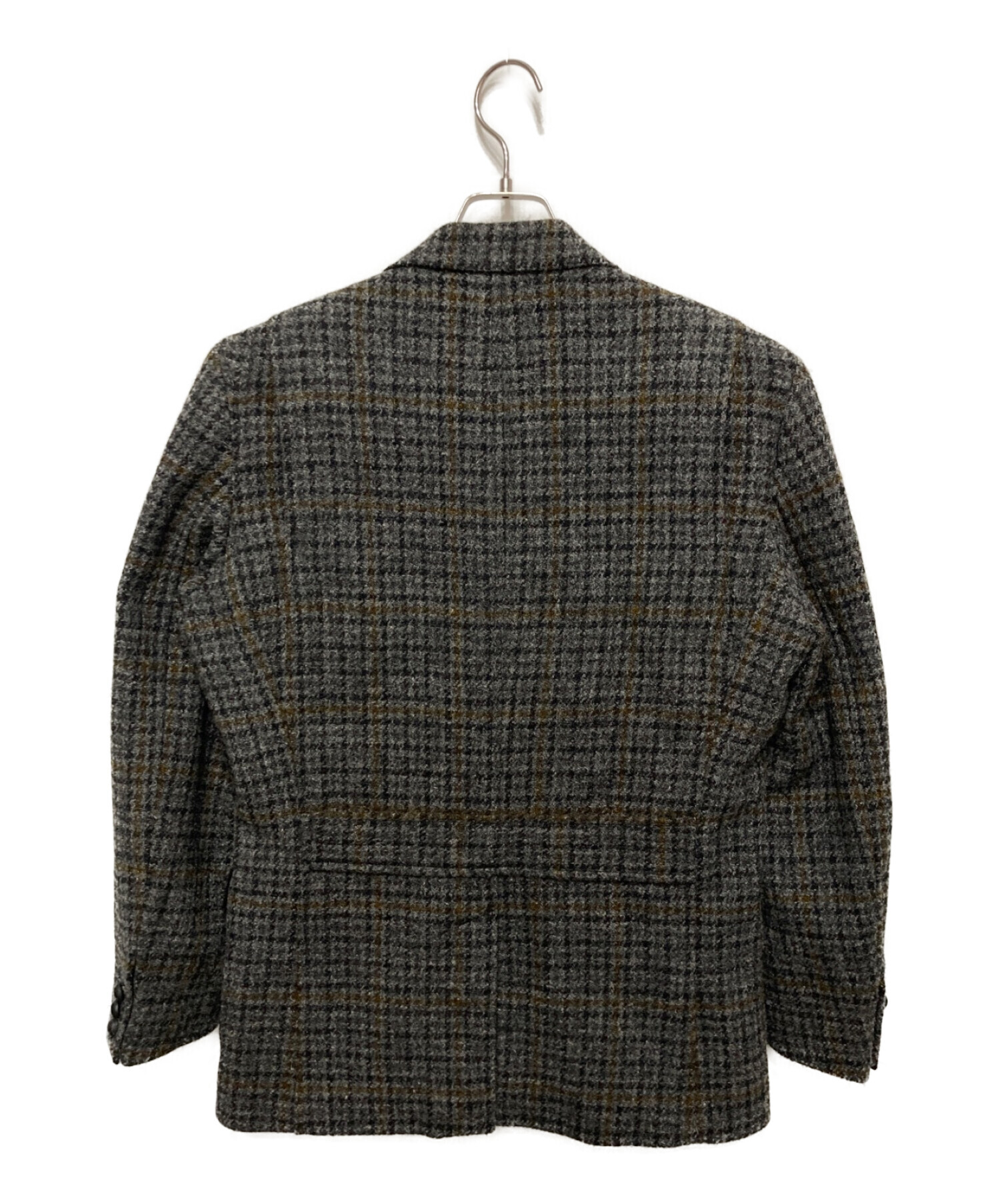 Harris Tweed (ハリスツイード) UNIQLO (ユニクロ) ウールテーラードジャケット グレー サイズ:M