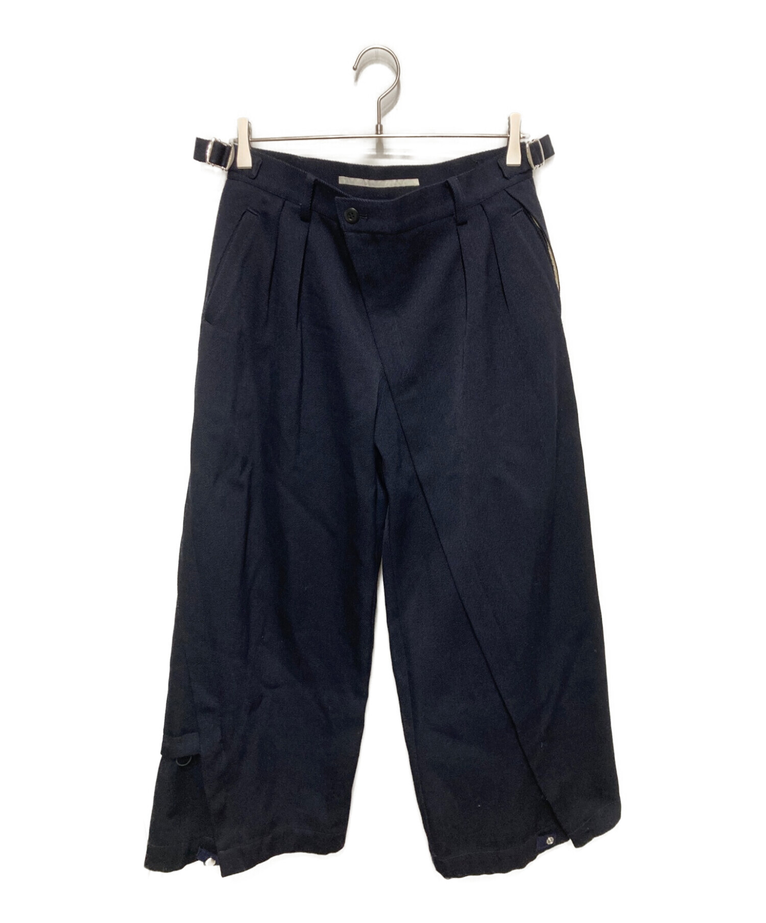 中古・古着通販】Tamme (タム) ∠13° WIDE SLACKS ネイビー サイズ