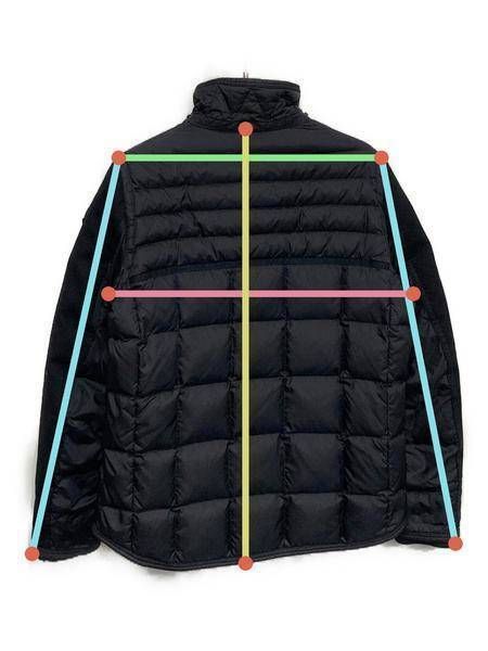 中古・古着通販】MONCLER (モンクレール) RYAN ダウンジャケット ブラック サイズ:２｜ブランド・古着通販 トレファク公式【TREFAC  FASHION】スマホサイト