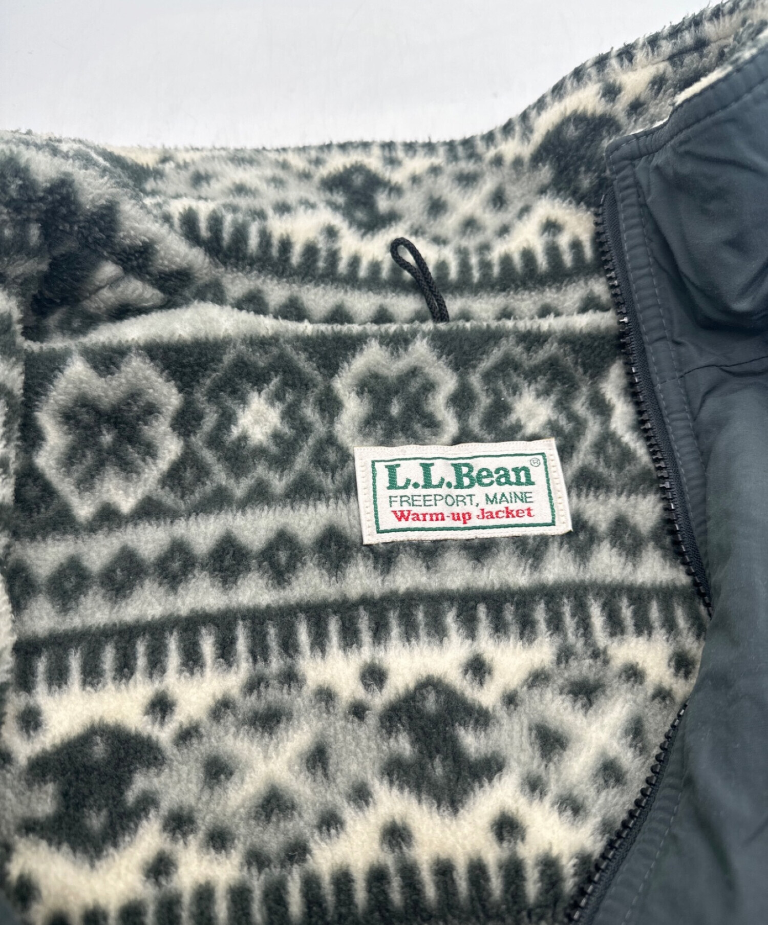 L.L.Bean (エルエルビーン) Warm-up Jacket　ウォームアップジャケット　ジップアップ 　 グリーン サイズ:-