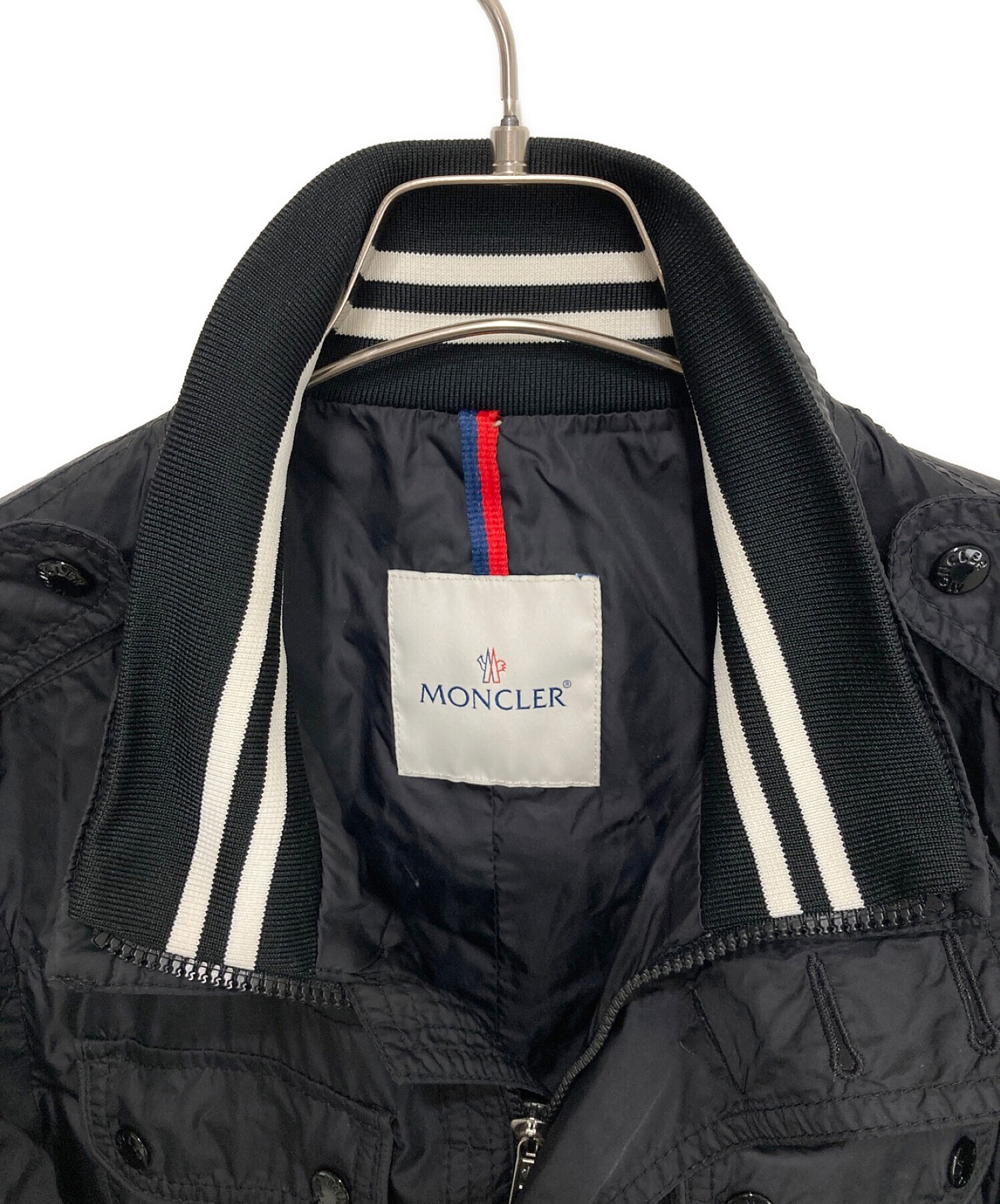 MONCLER (モンクレール) MATEナイロンジャケット ブラック サイズ:3