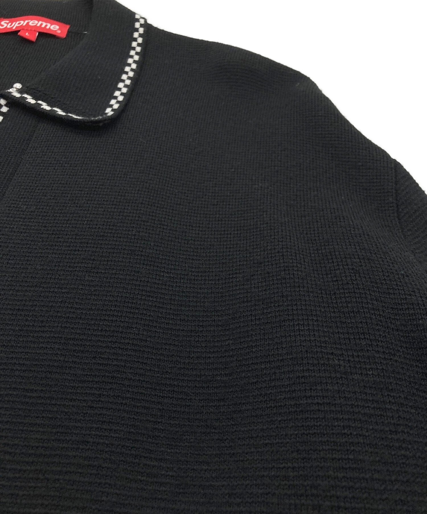 Supreme Checkerboard Zip Up Sweater サイズM - トップス