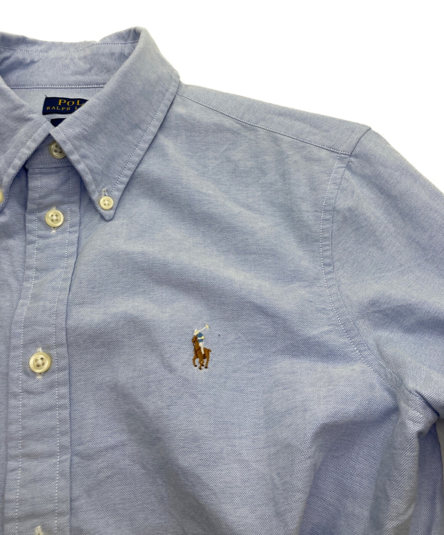 POLO RALPH LAUREN (ポロ・ラルフローレン) ボタンダウンシャツ ブルー サイズ:M