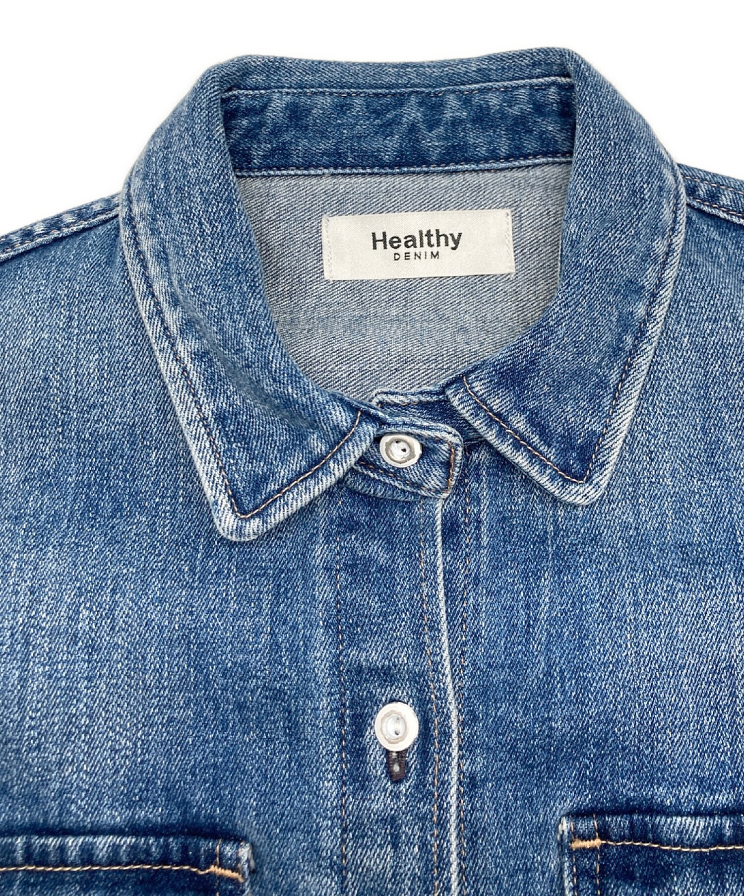 Healthy DENIM (ヘルシーデニム) デニムシャツ インディゴ サイズ:S