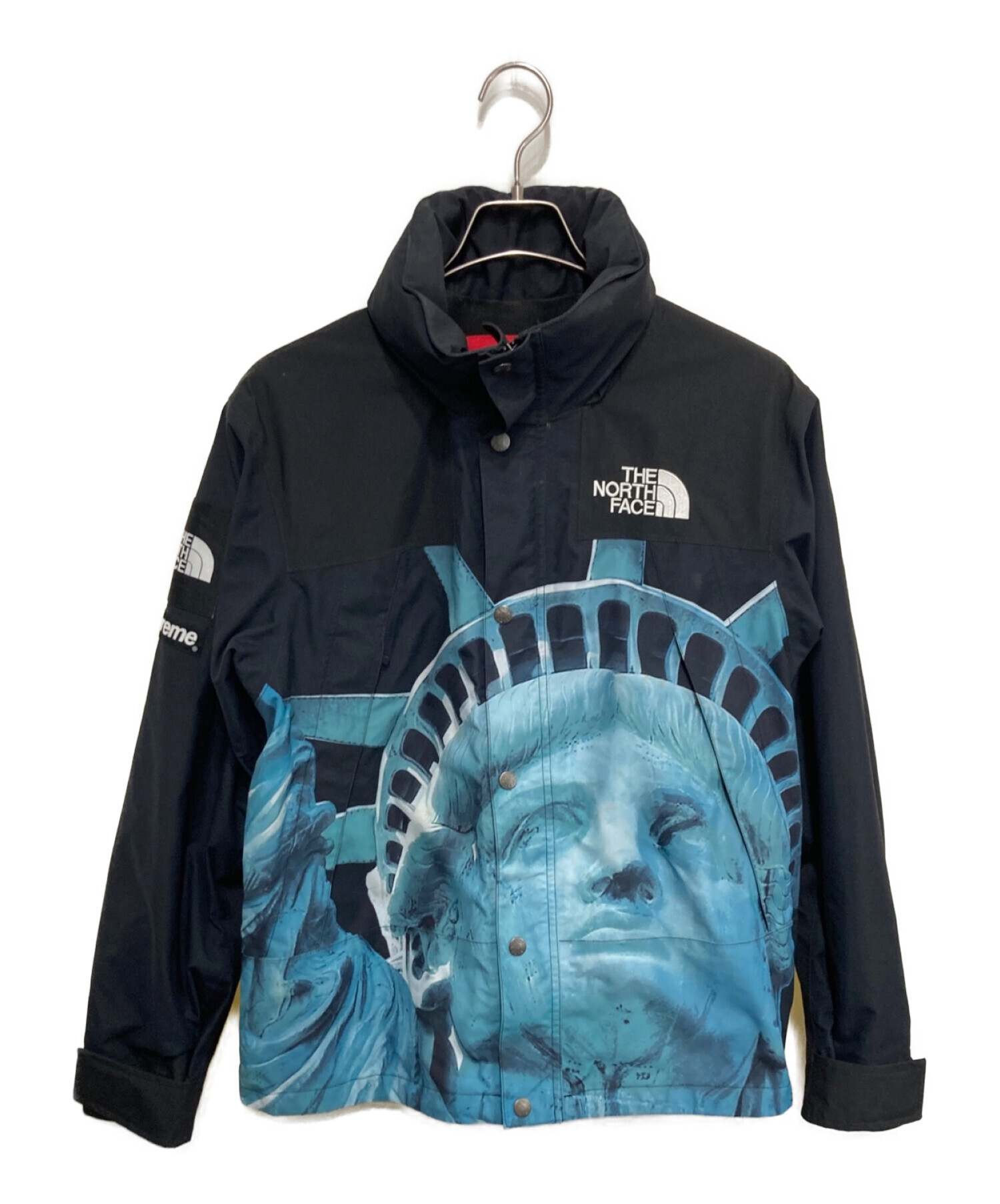 SUPREME (シュプリーム) THE NORTH FACE (ザ ノース フェイス) Statue of Liberty Mountain  Jacket ブルー×ブラック サイズ:S