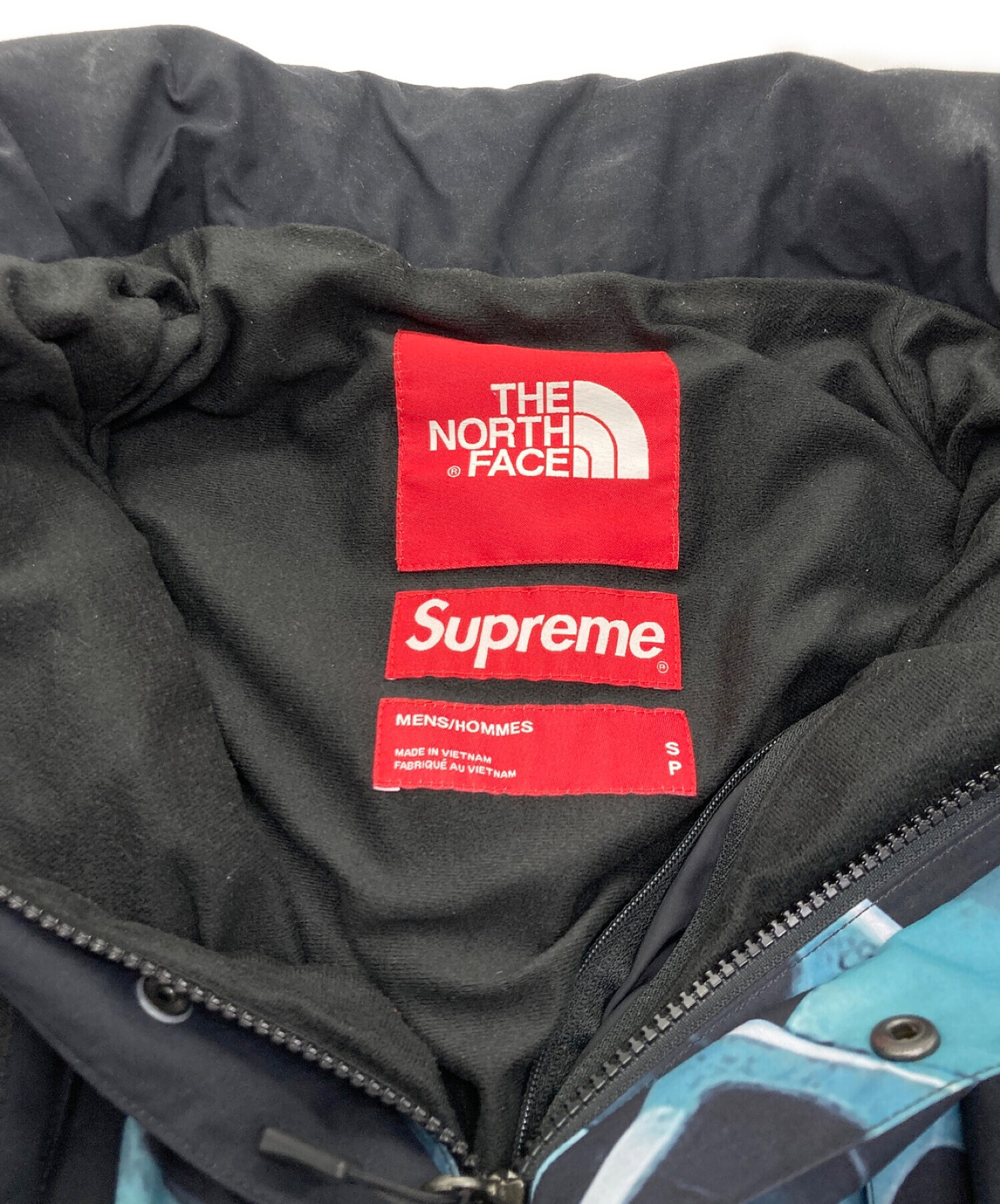 SUPREME (シュプリーム) THE NORTH FACE (ザ ノース フェイス) Statue of Liberty Mountain  Jacket ブルー×ブラック サイズ:S