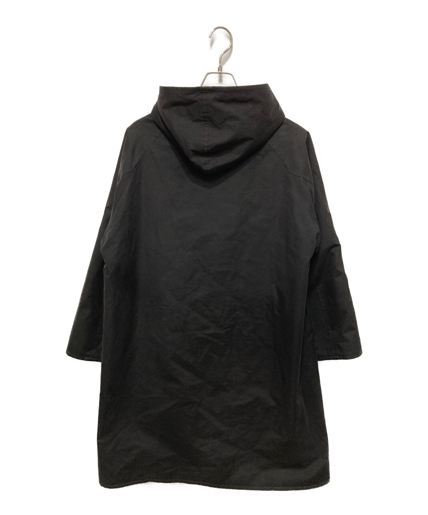 COMOLI (コモリ) フーデッドコート ブラック サイズ:１