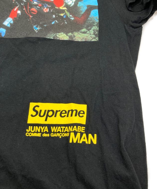 中古・古着通販】SUPREME (シュプリーム) COMME des GARCONS JUNYA WATANABE MAN (コムデギャルソン ジュンヤワタナベマン) Nature Tee ブラック サイズ:M｜ブランド・古着通販 トレファク公式【TREFAC FASHION】スマホサイト