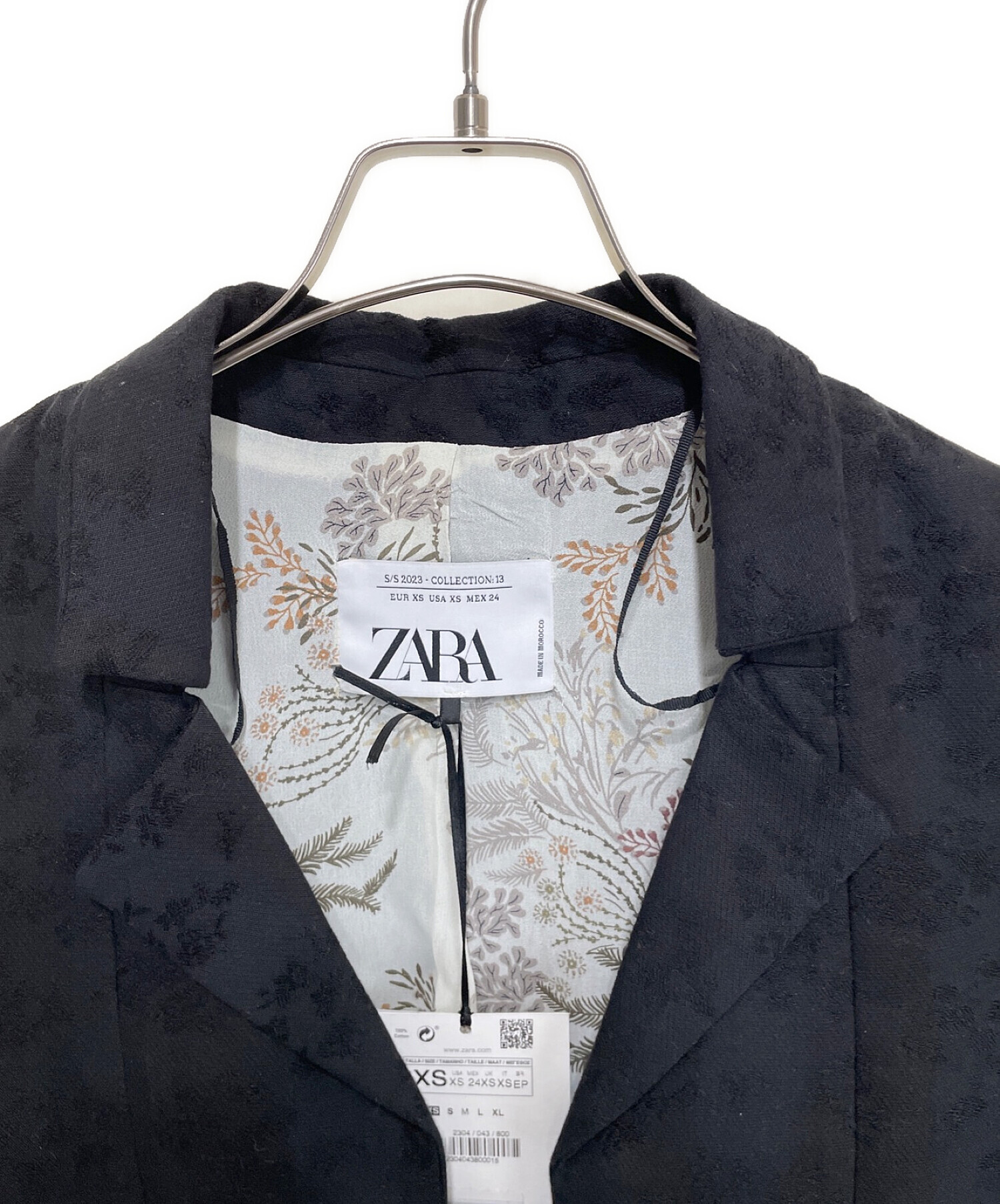 【即納得価】ZARA　ブレザー　LIMITED EDITION　XSサイズ　ネイビーブルー テーラードジャケット