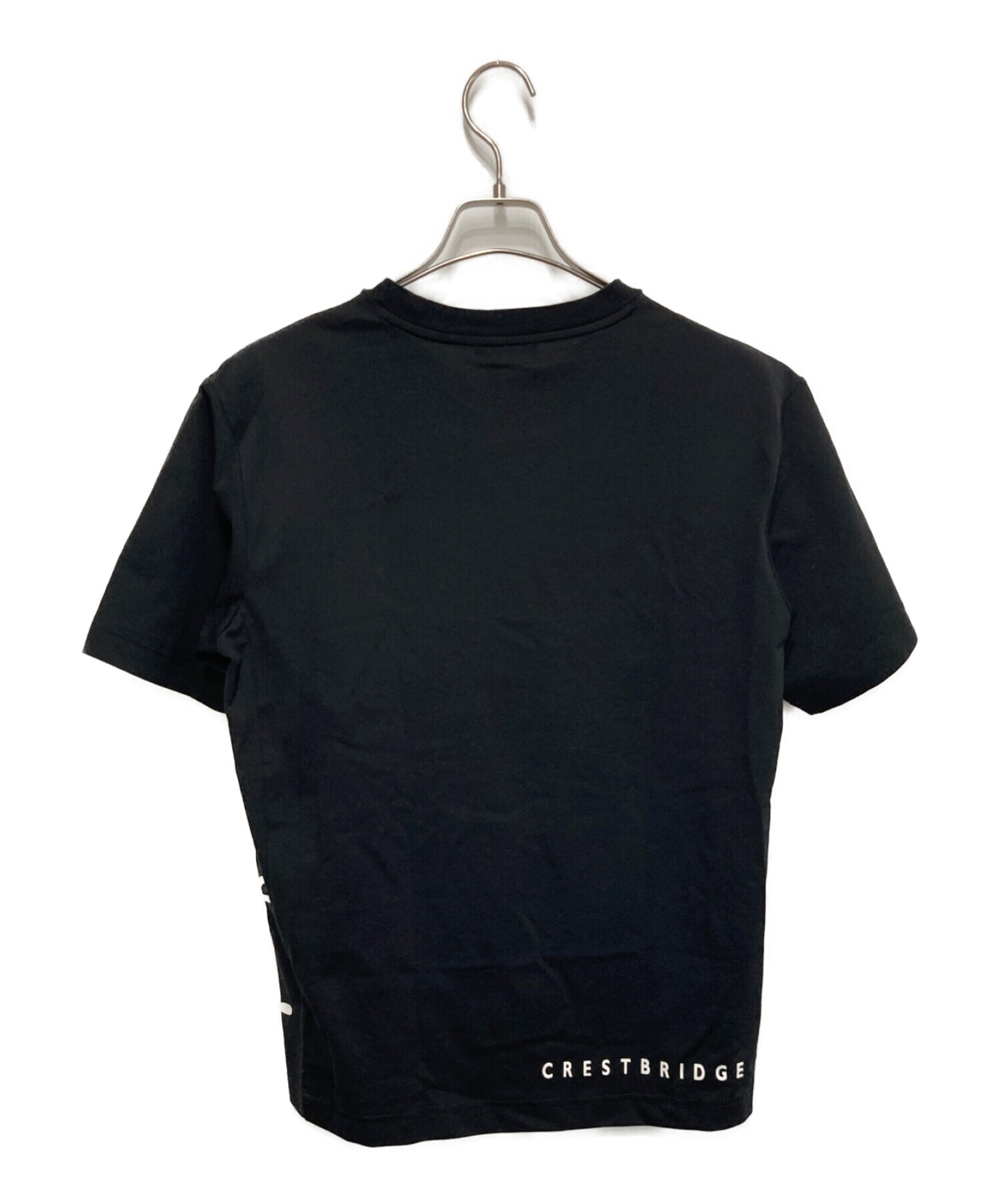 BLACK LABEL CRESTBRIDGE (ブラックレーベル クレストブリッジ) ロゴTシャツ ブラック サイズ:M