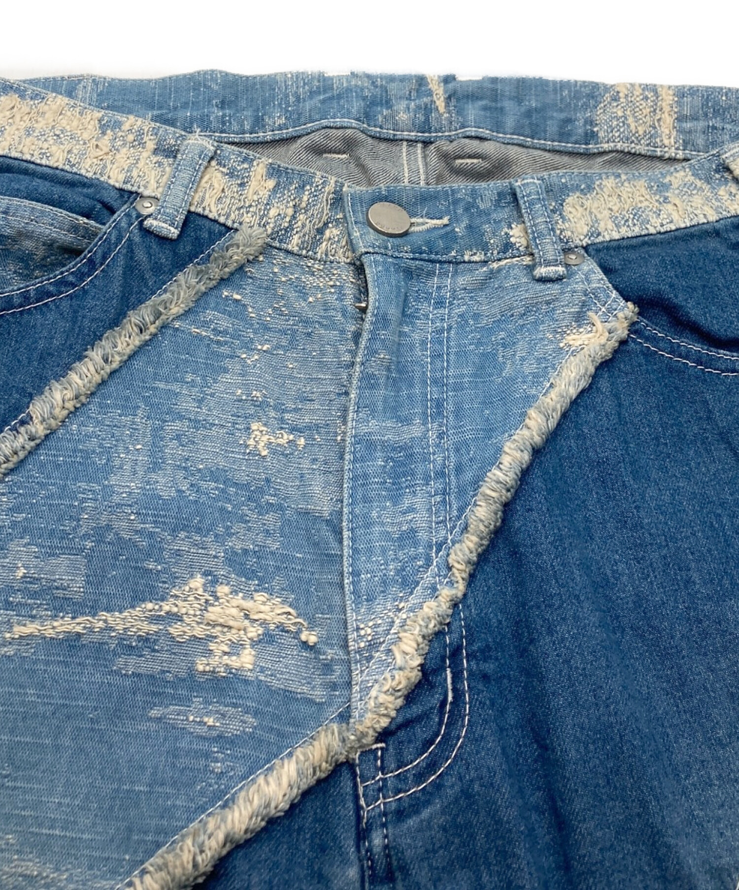 TAAKK (ターク) DENIM ESCARGOT FLARE ブルー サイズ:2