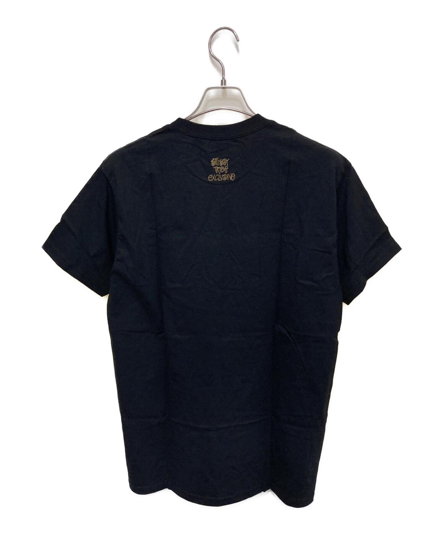 stussy (ステューシー) adidas (アディダス) コラボフォトTシャツ ブラック サイズ:M 未使用品