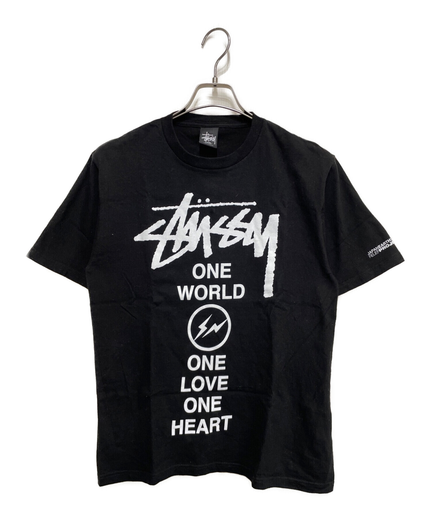 中古・古着通販】stussy (ステューシー) FRAGMENT DESIGN (フラグメントデザイン) Tシャツ ブラック  サイズ:S｜ブランド・古着通販 トレファク公式【TREFAC FASHION】スマホサイト