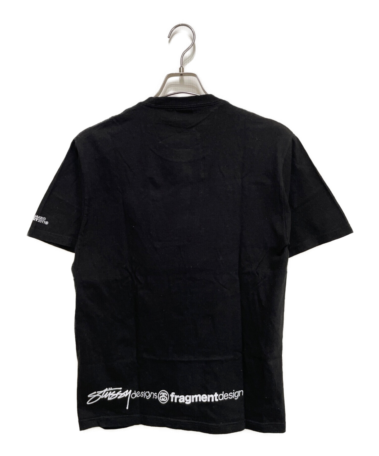 中古・古着通販】stussy (ステューシー) FRAGMENT DESIGN (フラグメントデザイン) Tシャツ ブラック  サイズ:S｜ブランド・古着通販 トレファク公式【TREFAC FASHION】スマホサイト