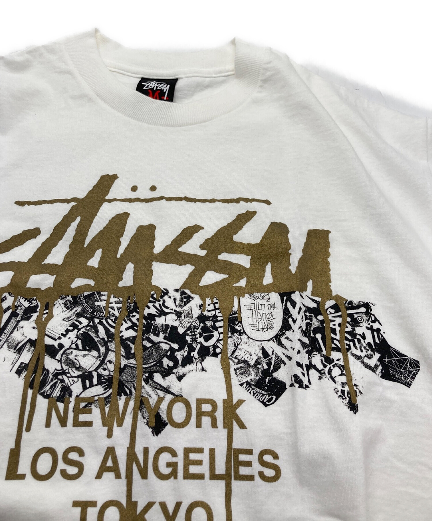 中古・古着通販】stussy (ステューシー) ワールドツアーTシャツ