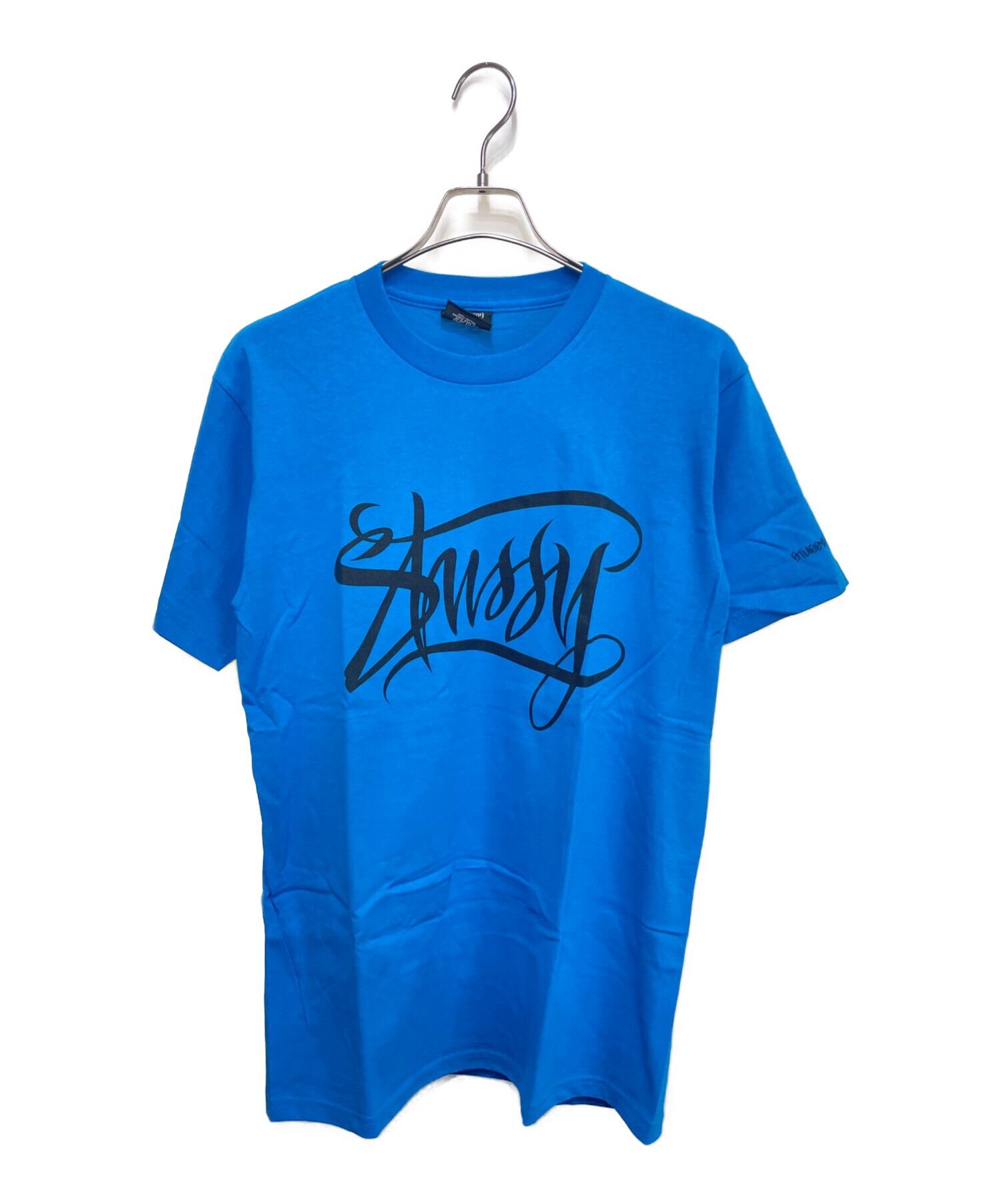 stussy (ステューシー) NEIGHBORHOOD (ネイバーフッド) Tシャツ ブルー サイズ:M
