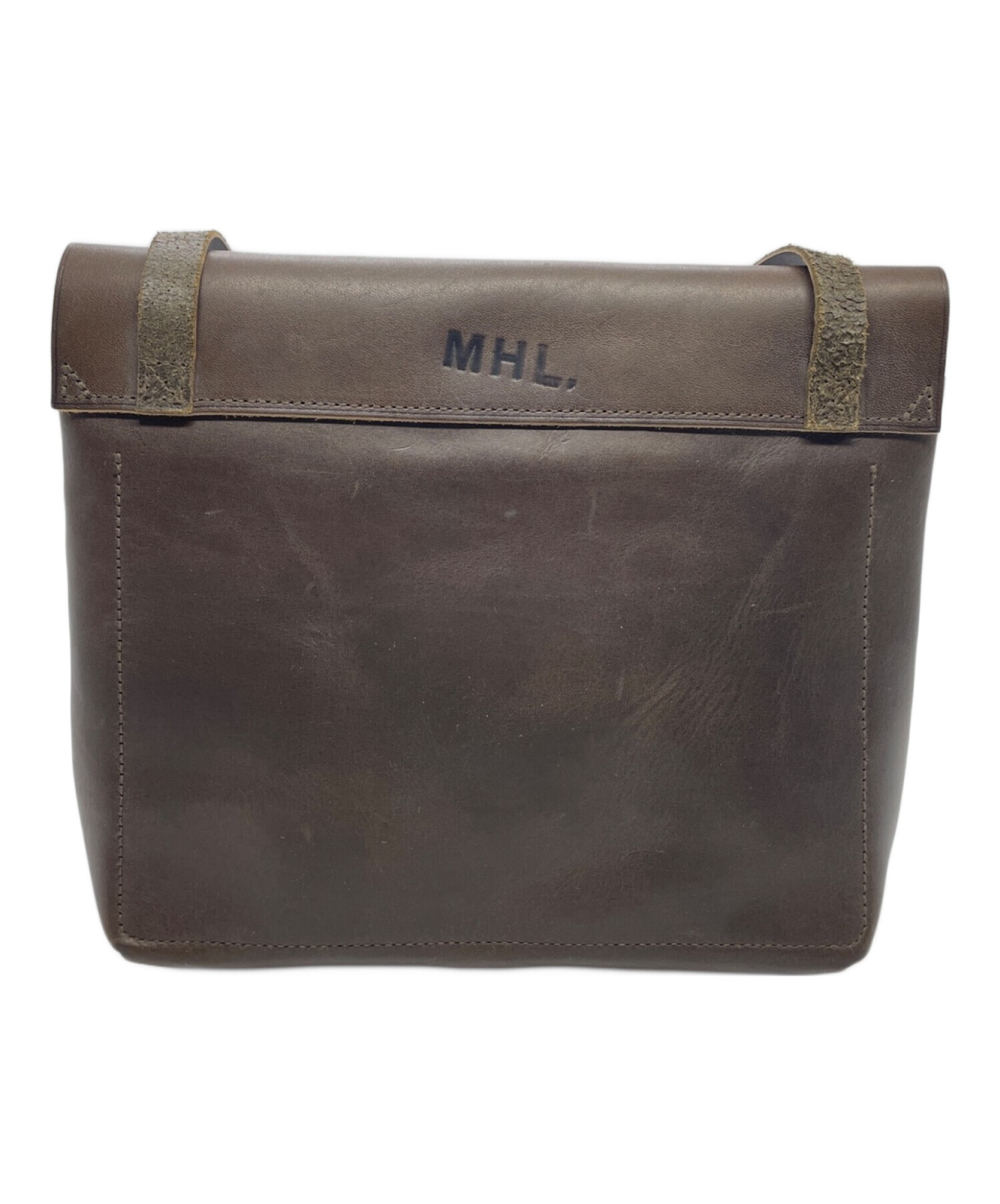 中古・古着通販】MHL (エムエイチエル) TOUGH LEATHER ショルダーバッグ ブラウン サイズ:なし｜ブランド・古着通販  トレファク公式【TREFAC FASHION】スマホサイト