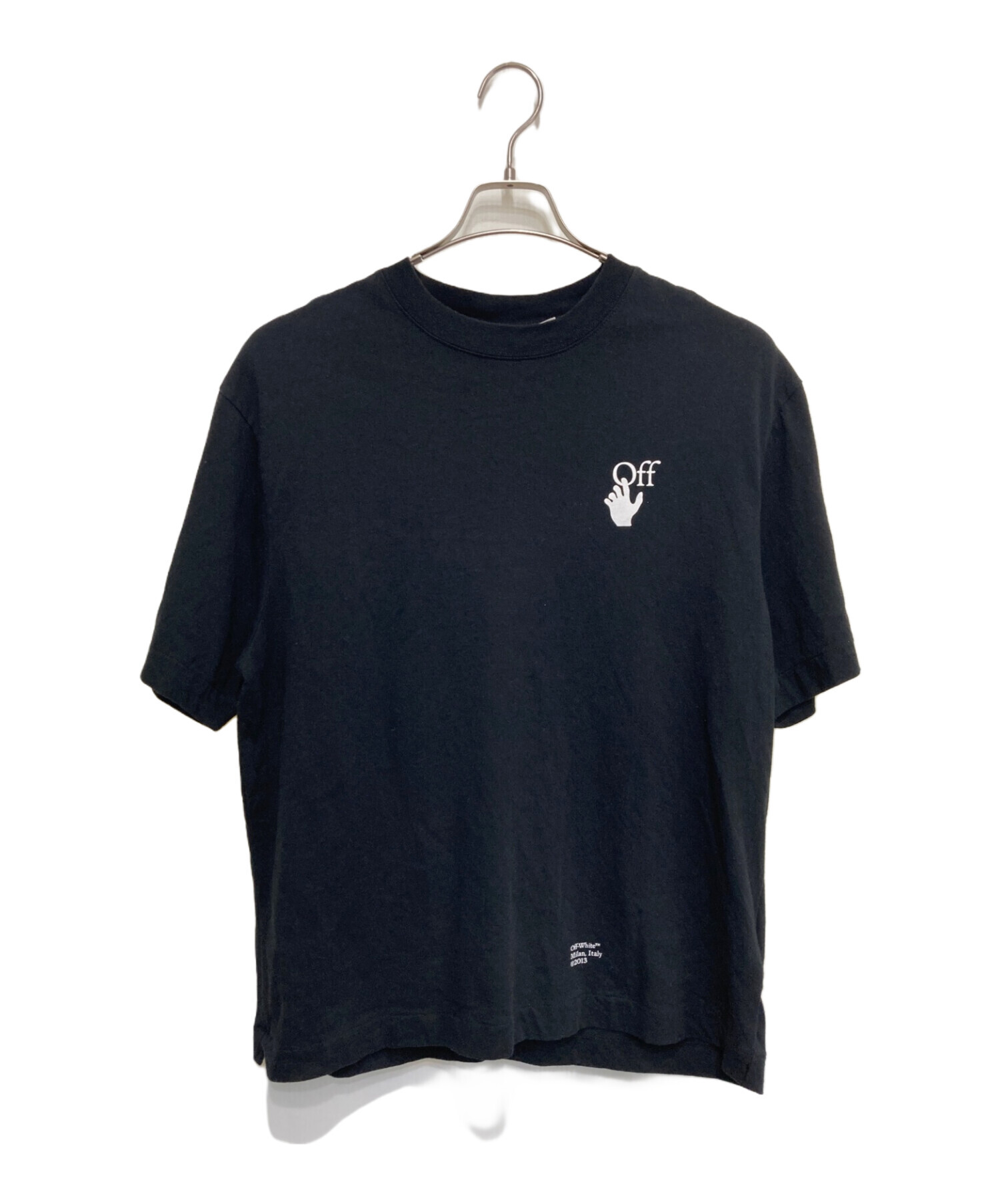 OFFWHITE (オフホワイト) Tシャツ ブラック サイズ:S