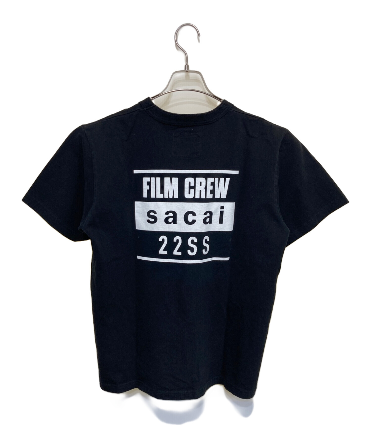 中古・古着通販】sacai (サカイ) FILM CREW T-Shirt ブラック サイズ:SIZE3｜ブランド・古着通販  トレファク公式【TREFAC FASHION】スマホサイト