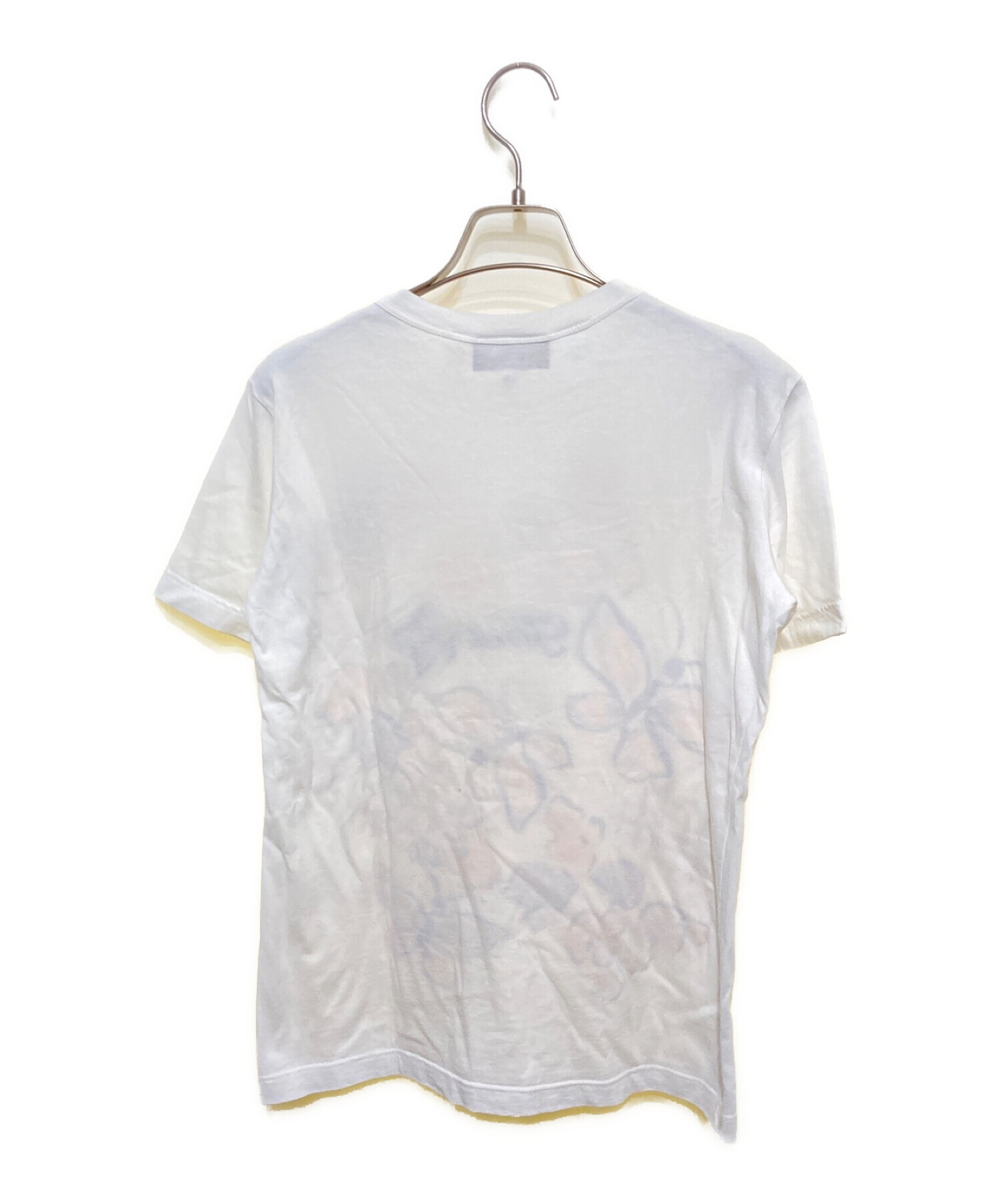 FENDI (フェンディ) フラワープリントTシャツ ホワイト サイズ:L