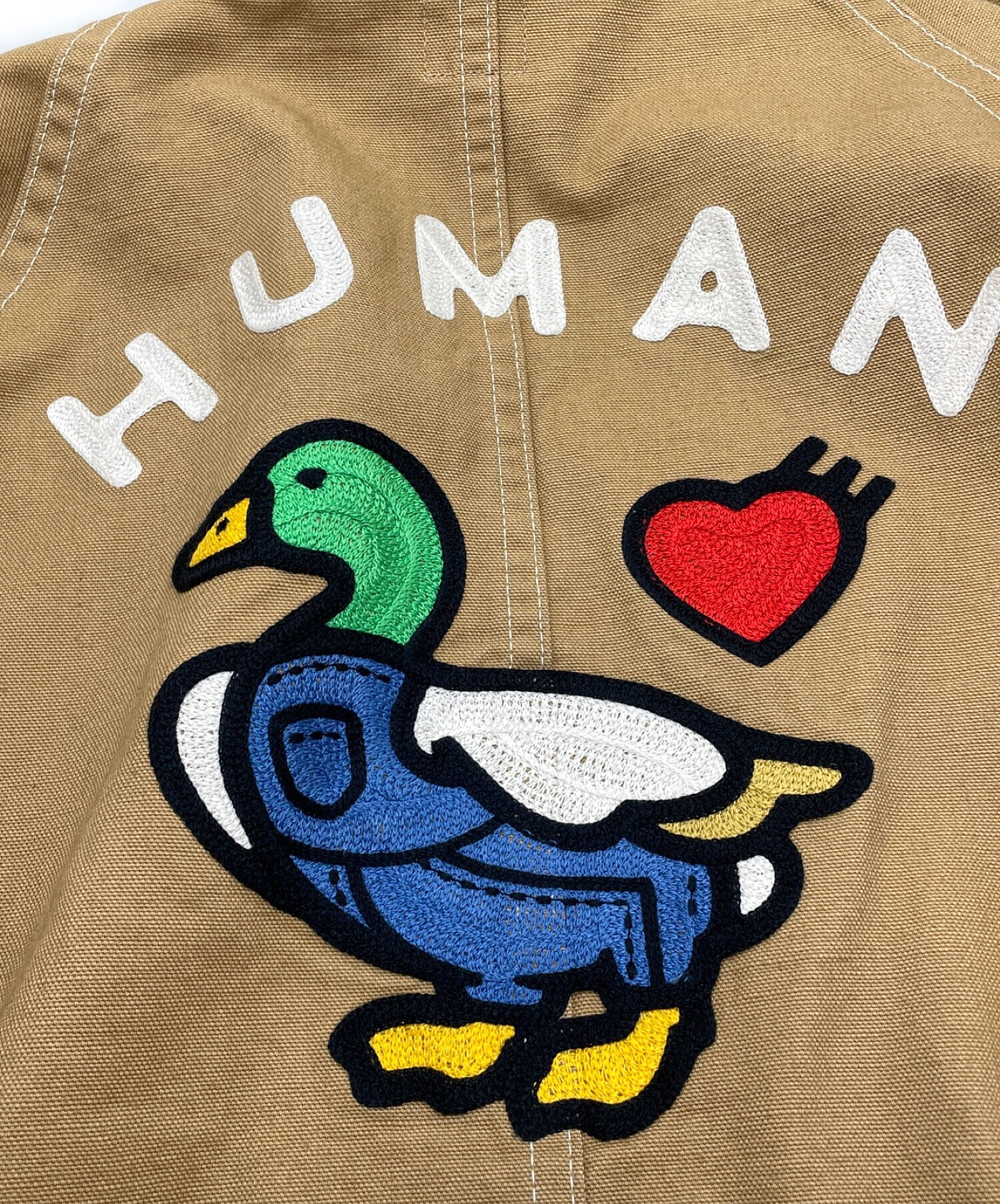 HUMAN MADE (ヒューマンメイド) カバーオール ベージュ サイズ:M