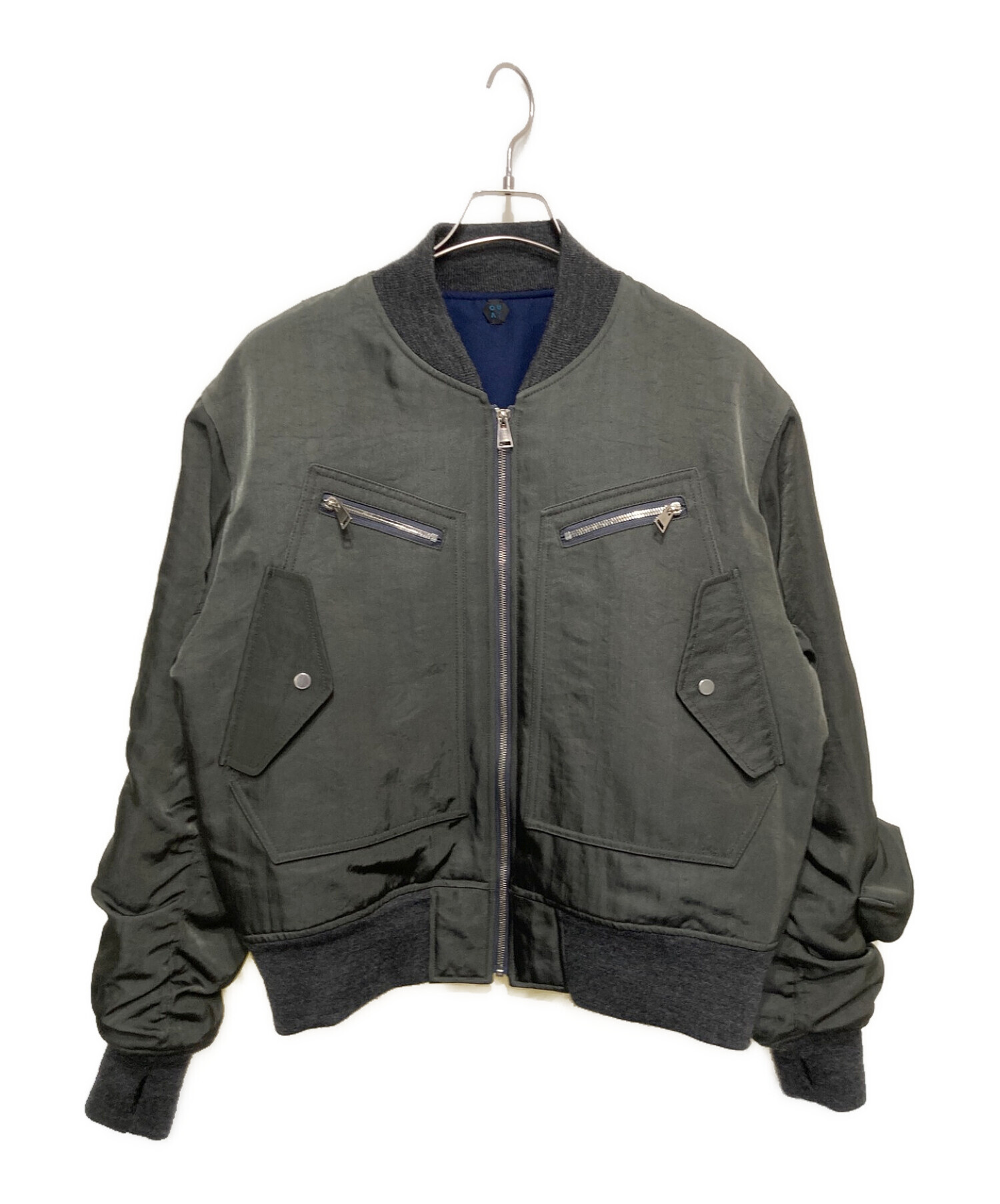 中古・古着通販】OUAT (オーユーエーティー) BOMBER JACKET カーキ サイズ:3｜ブランド・古着通販 トレファク公式【TREFAC  FASHION】スマホサイト