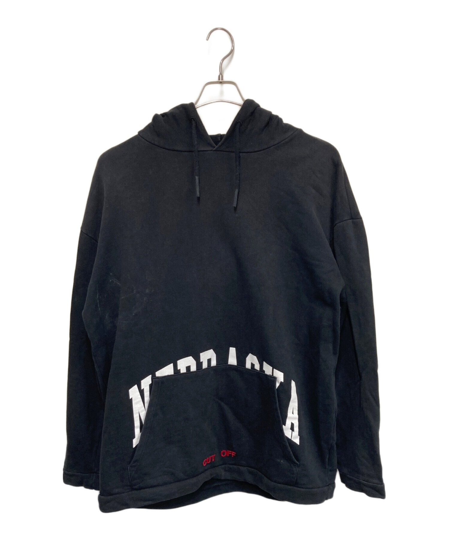 OFFWHITE (オフホワイト) NEBRASKA HOODIE ブラック サイズ:S