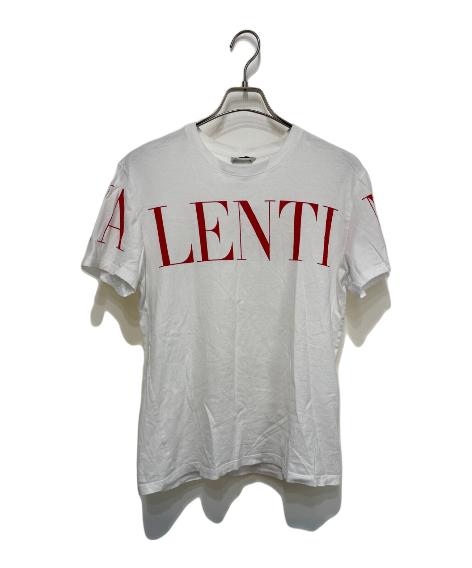 中古・古着通販】VALENTINO (ヴァレンティノ) ロゴＴシャツ ホワイト×レッド サイズ:S｜ブランド・古着通販 トレファク公式【TREFAC  FASHION】スマホサイト