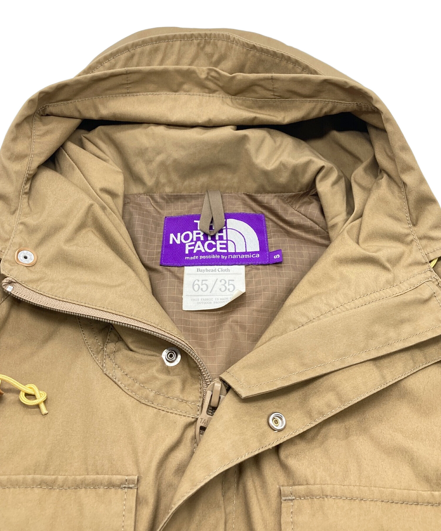 中古・古着通販】THE NORTH FACE PURPLE LABEL (ノースフェイスパープルレーベル) マウンテンパーカー ベージュ  サイズ:S｜ブランド・古着通販 トレファク公式【TREFAC FASHION】スマホサイト