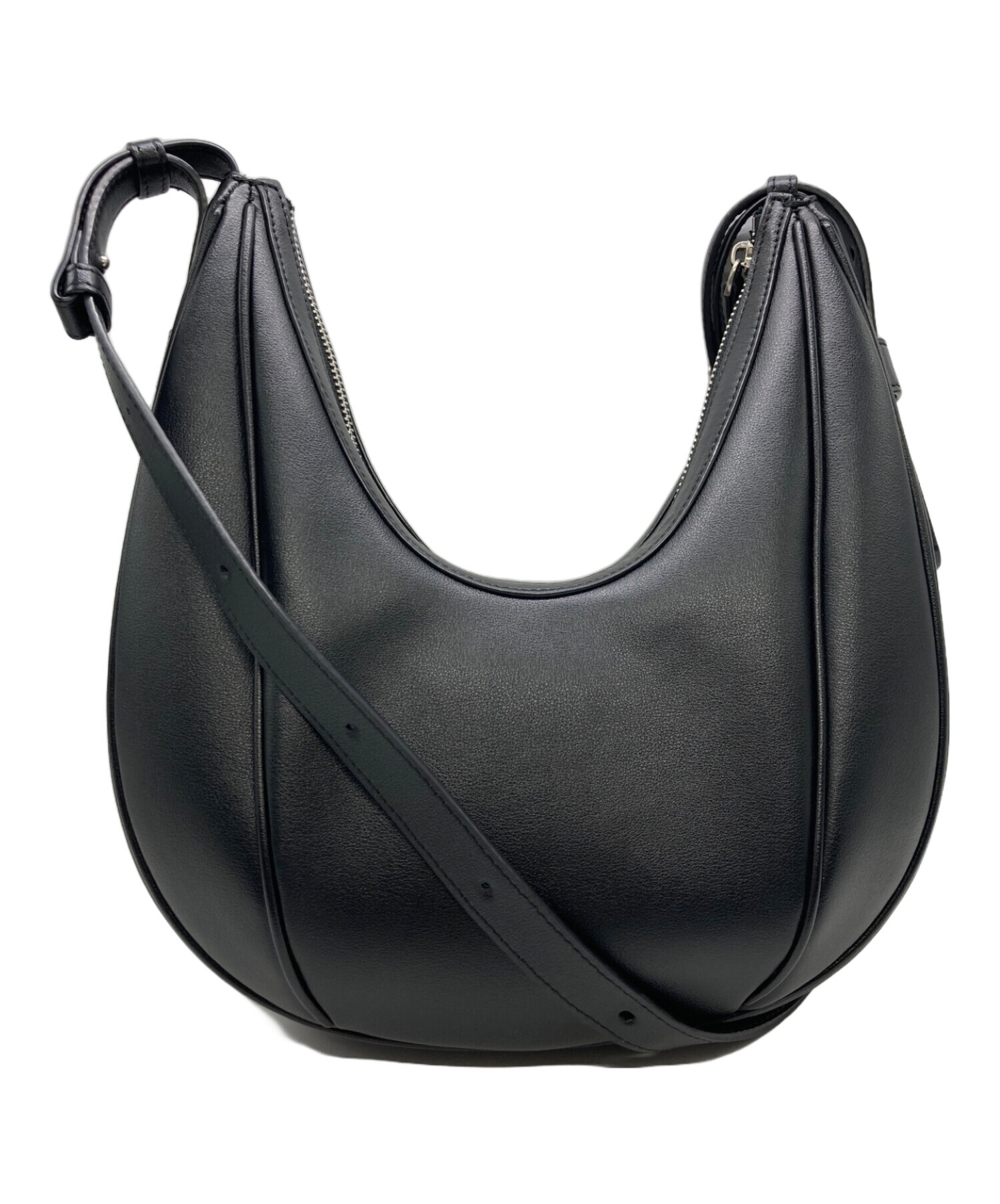 FOLNUA (フォルニュア) OVAL BAG PLAIN ブラック