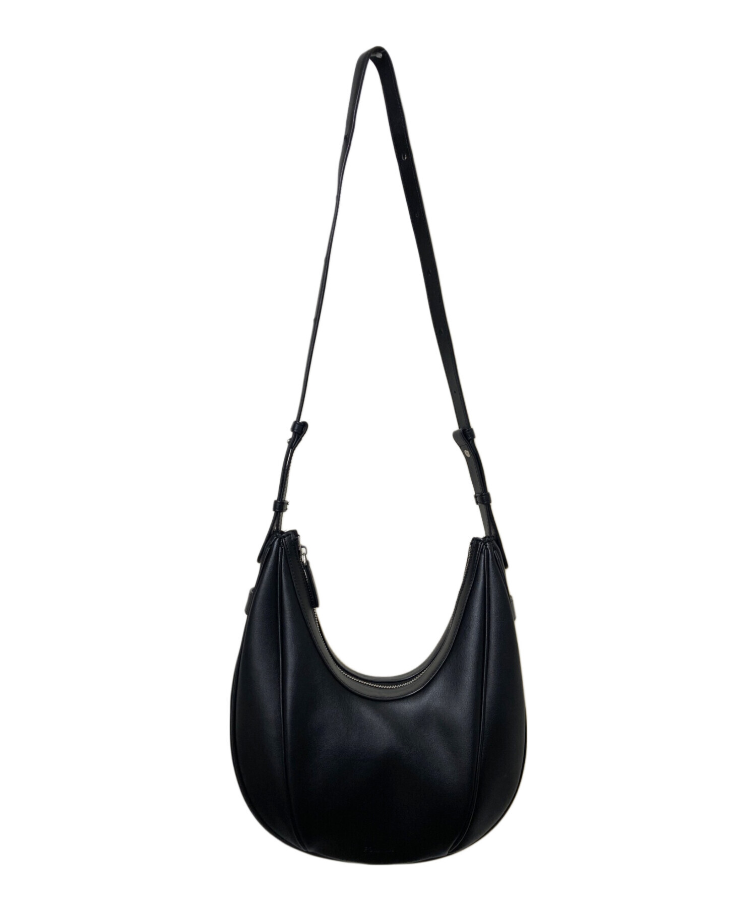 FOLNUA (フォルニュア) OVAL BAG PLAIN ブラック