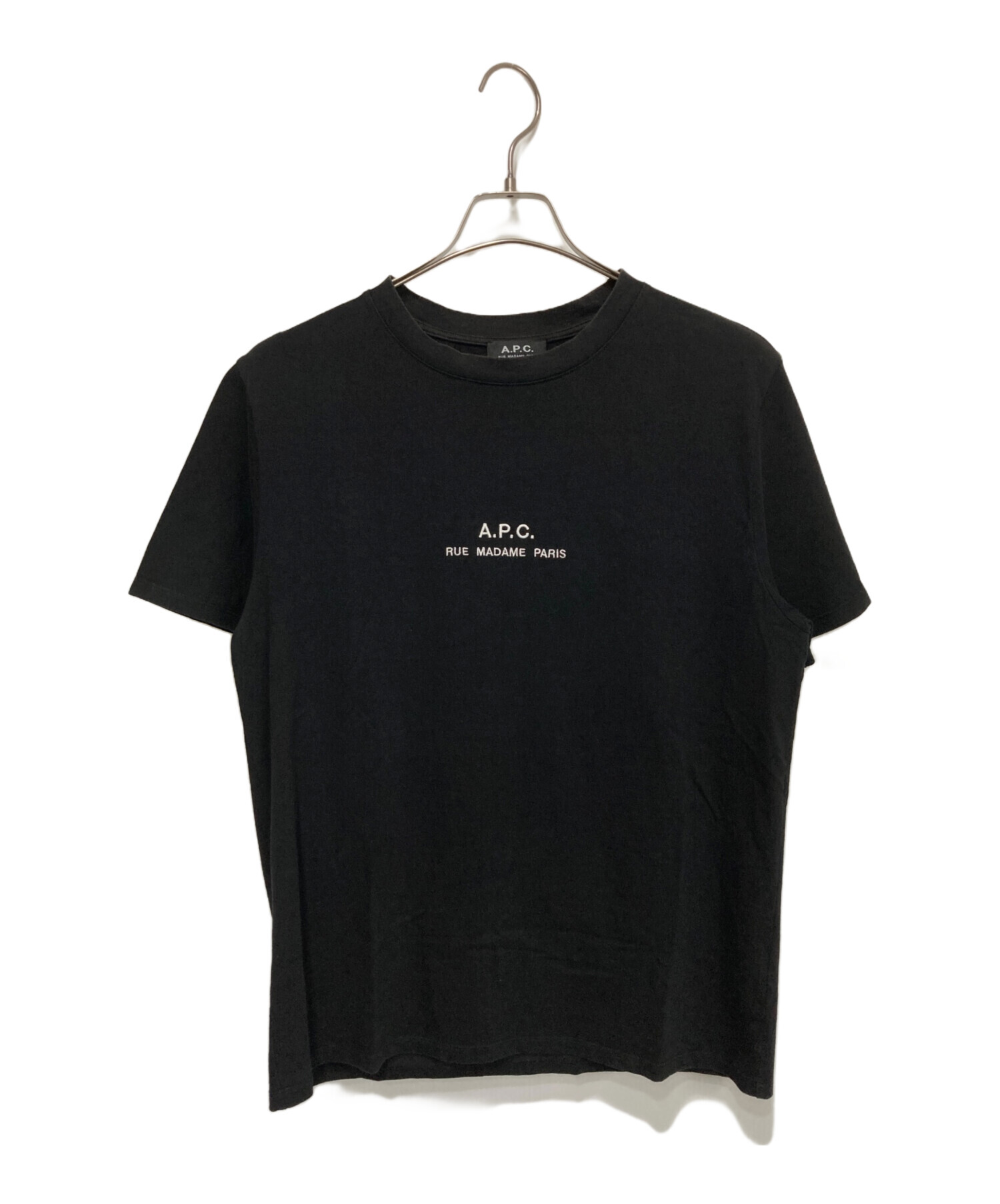 中古・古着通販】A.P.C. (アーペーセー) Tシャツ ブラック サイズ:M｜ブランド・古着通販 トレファク公式【TREFAC  FASHION】スマホサイト