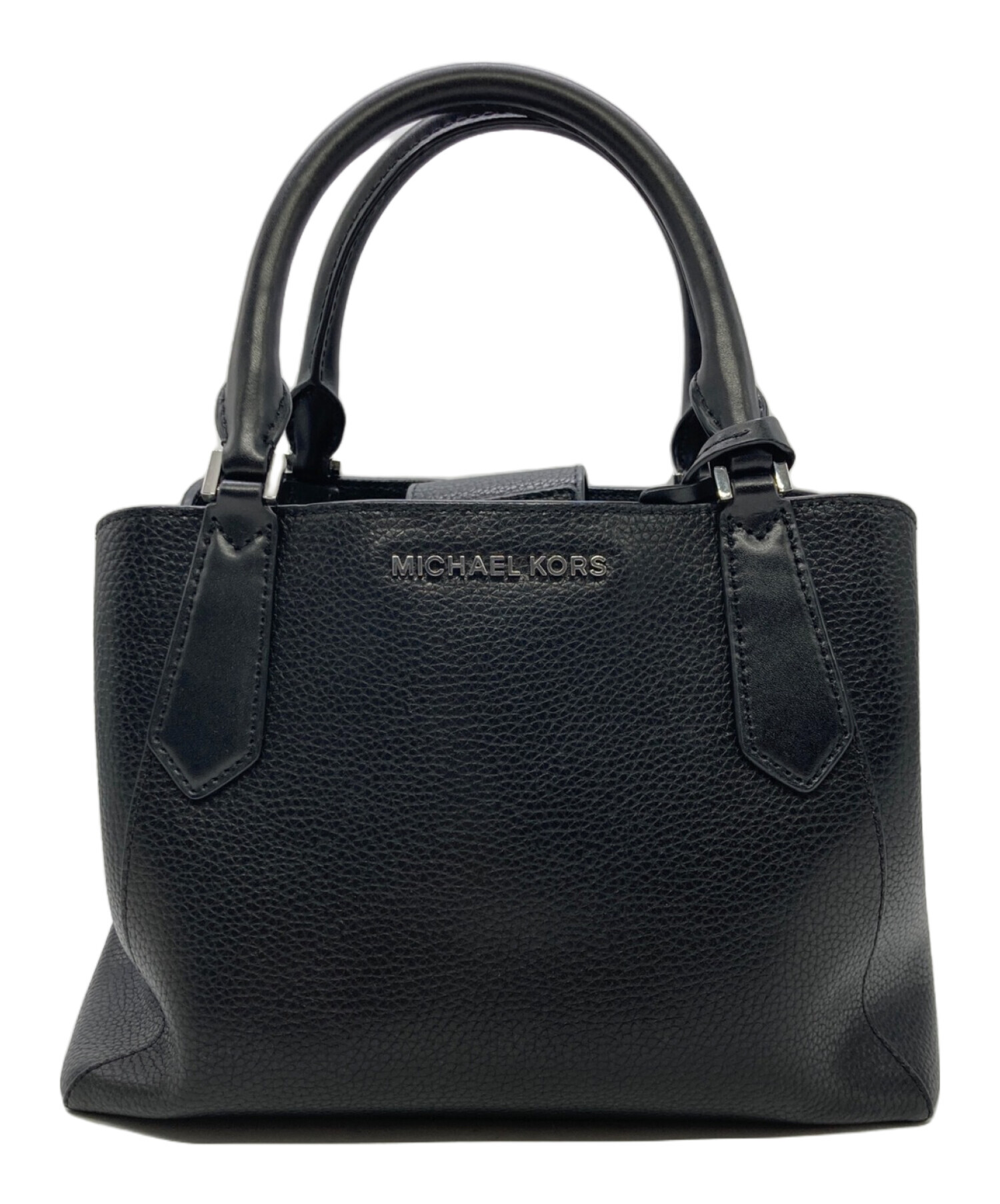 中古・古着通販】MICHAEL KORS (マイケルコース) キンバリー レザースモールサッチェル 2wayショルダーバッグ  ブラック｜ブランド・古着通販 トレファク公式【TREFAC FASHION】スマホサイト