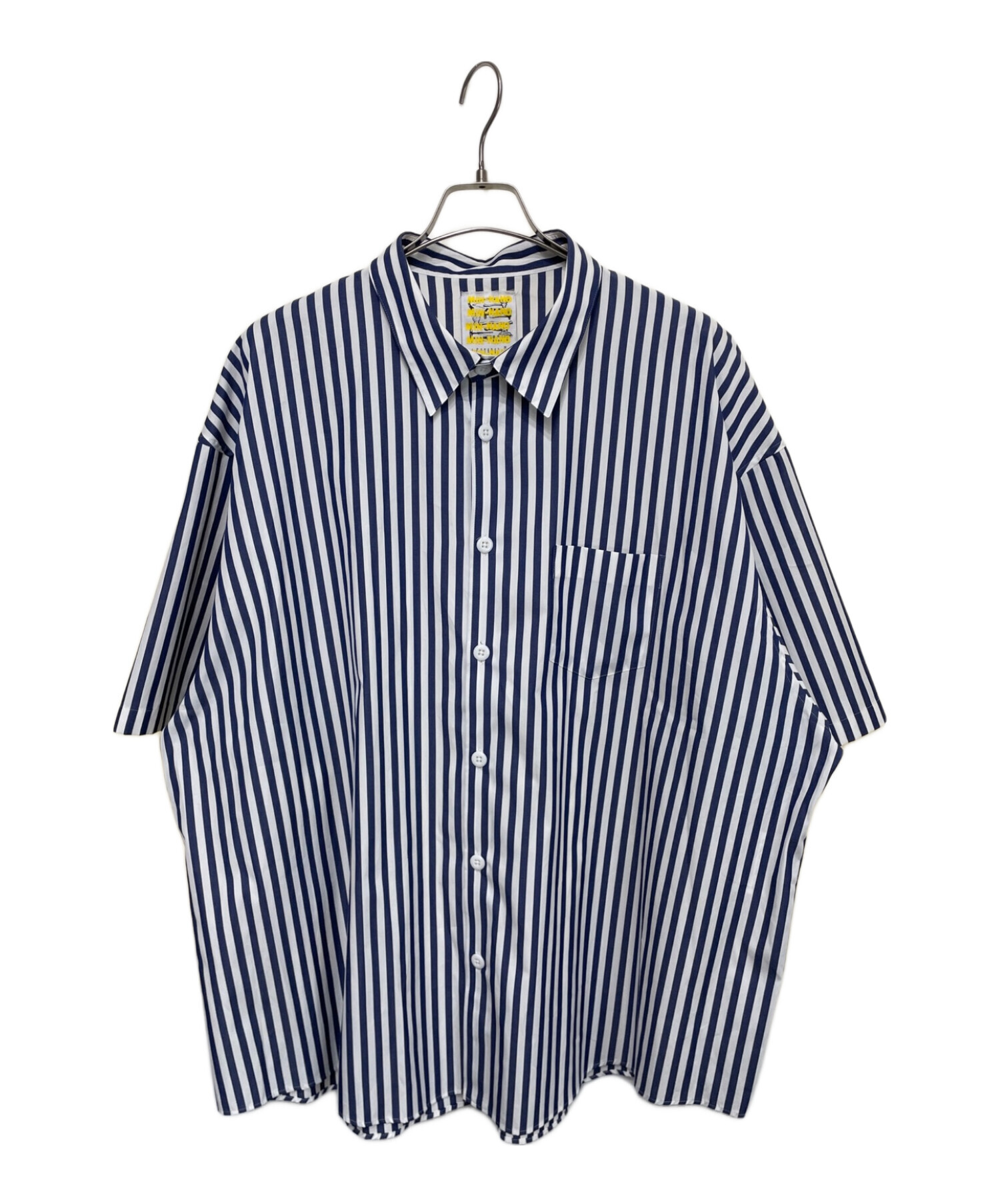 digawel (ディガウェル) MIN-NANO (ミンナノ) Oversized Stripe Shirt ブルー サイズ:3