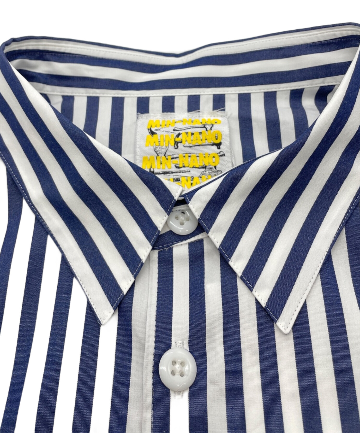 digawel (ディガウェル) MIN-NANO (ミンナノ) Oversized Stripe Shirt ブルー サイズ:3
