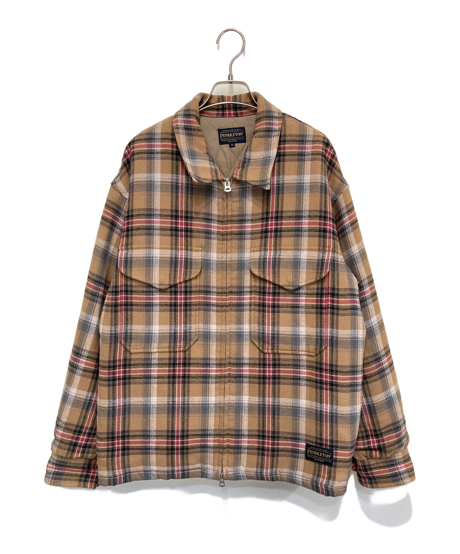 PENDLETON (ペンドルトン) niko and (ニコアンド) 別注ZIP CPOジャケット ブラウン サイズ:M