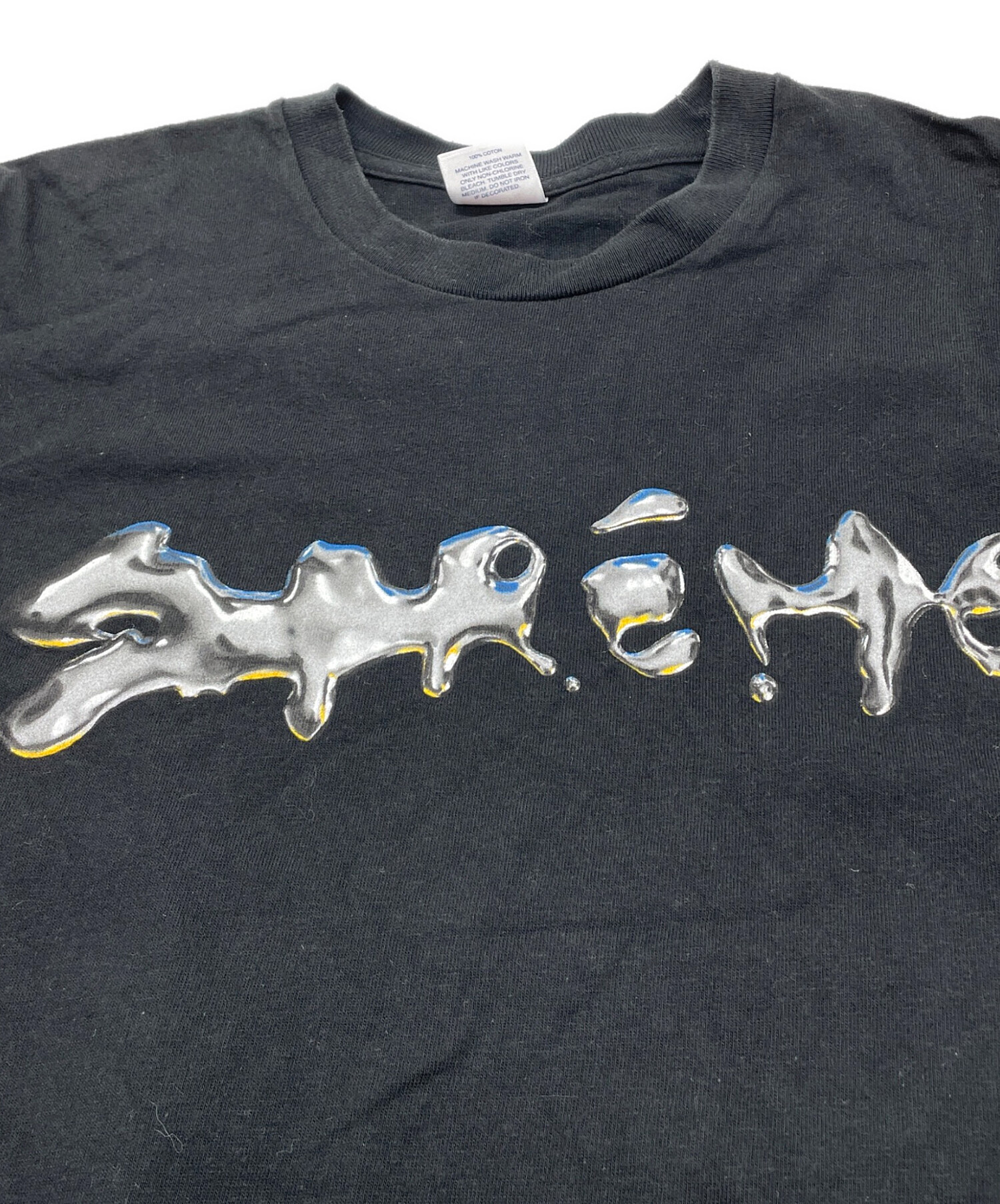 中古・古着通販】SUPREME (シュプリーム) LIQUID TEE ブラック サイズ:L｜ブランド・古着通販 トレファク公式【TREFAC  FASHION】スマホサイト