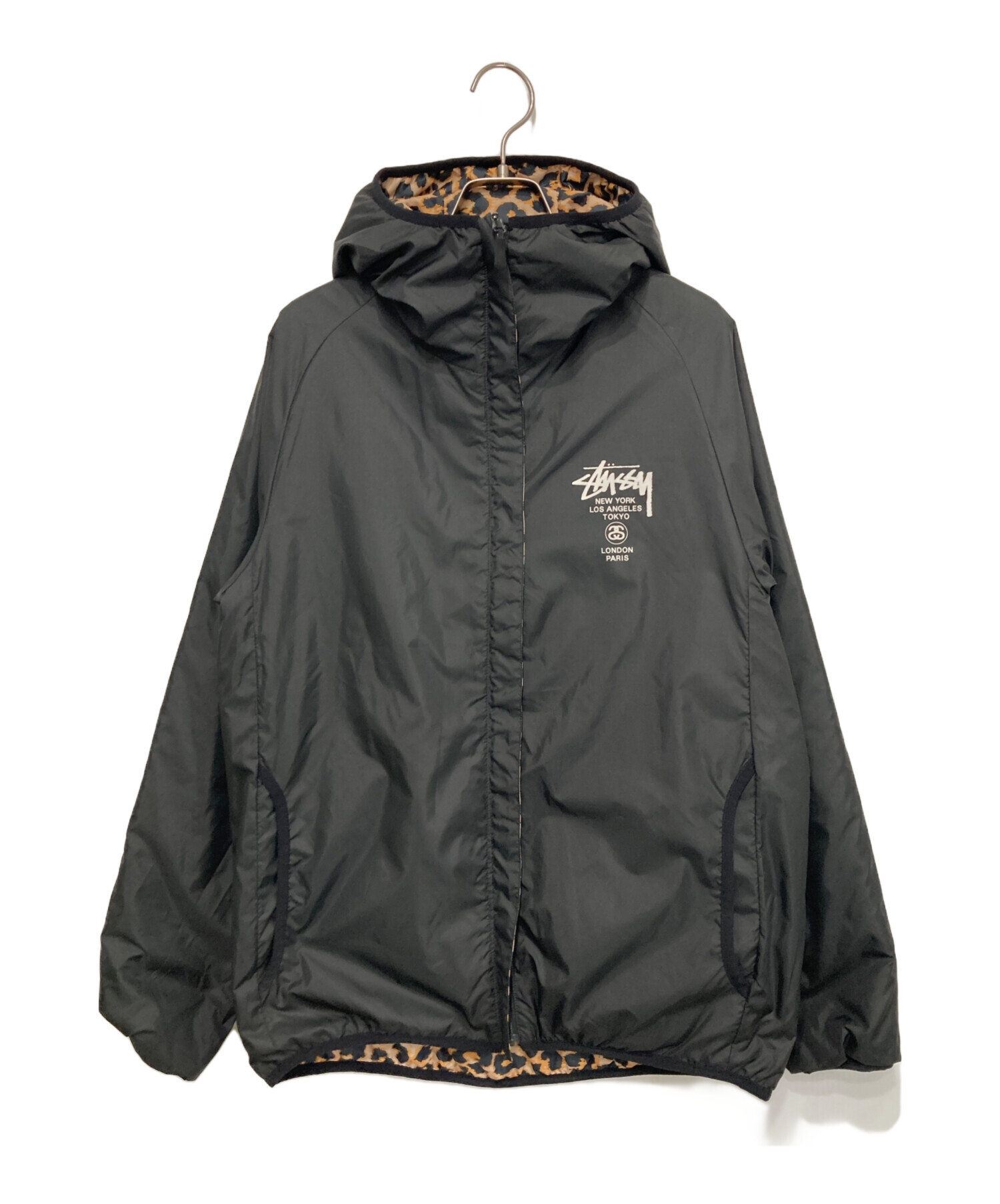 中古・古着通販】stussy (ステューシー) リバーシブルブルゾン ブラック×ブラウン サイズ:Ｍ｜ブランド・古着通販 トレファク公式【TREFAC  FASHION】スマホサイト