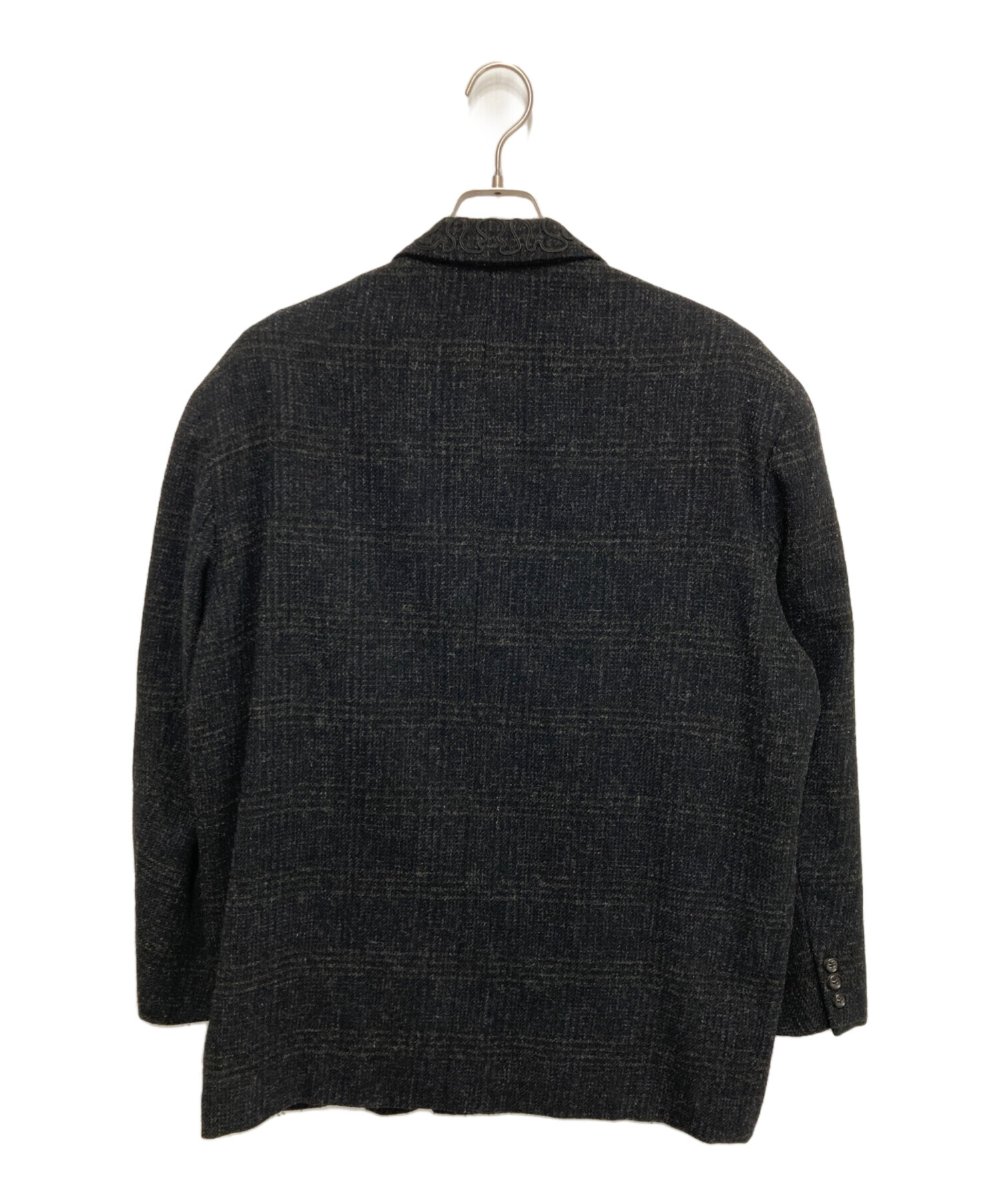 中古・古着通販】COMME des GARCONS HOMME PLUS (コムデギャルソンオムプリュス) テーラードジャケット ブラック サイズ:S｜ブランド・古着通販  トレファク公式【TREFAC FASHION】スマホサイト