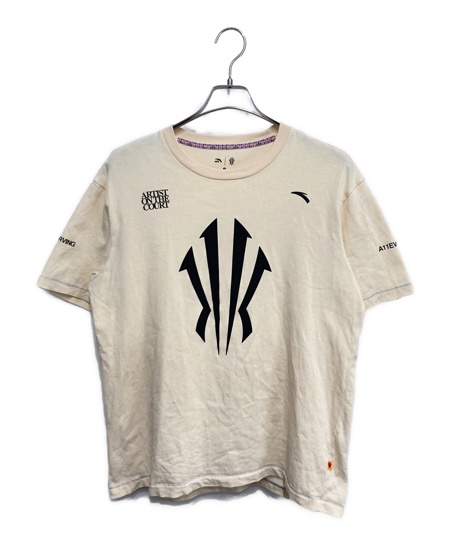 中古・古着通販】ANTA (アンタ) Kyrie (カイリー) lrving logo basketball Tee ベージュ  サイズ:Ｓ｜ブランド・古着通販 トレファク公式【TREFAC FASHION】スマホサイト