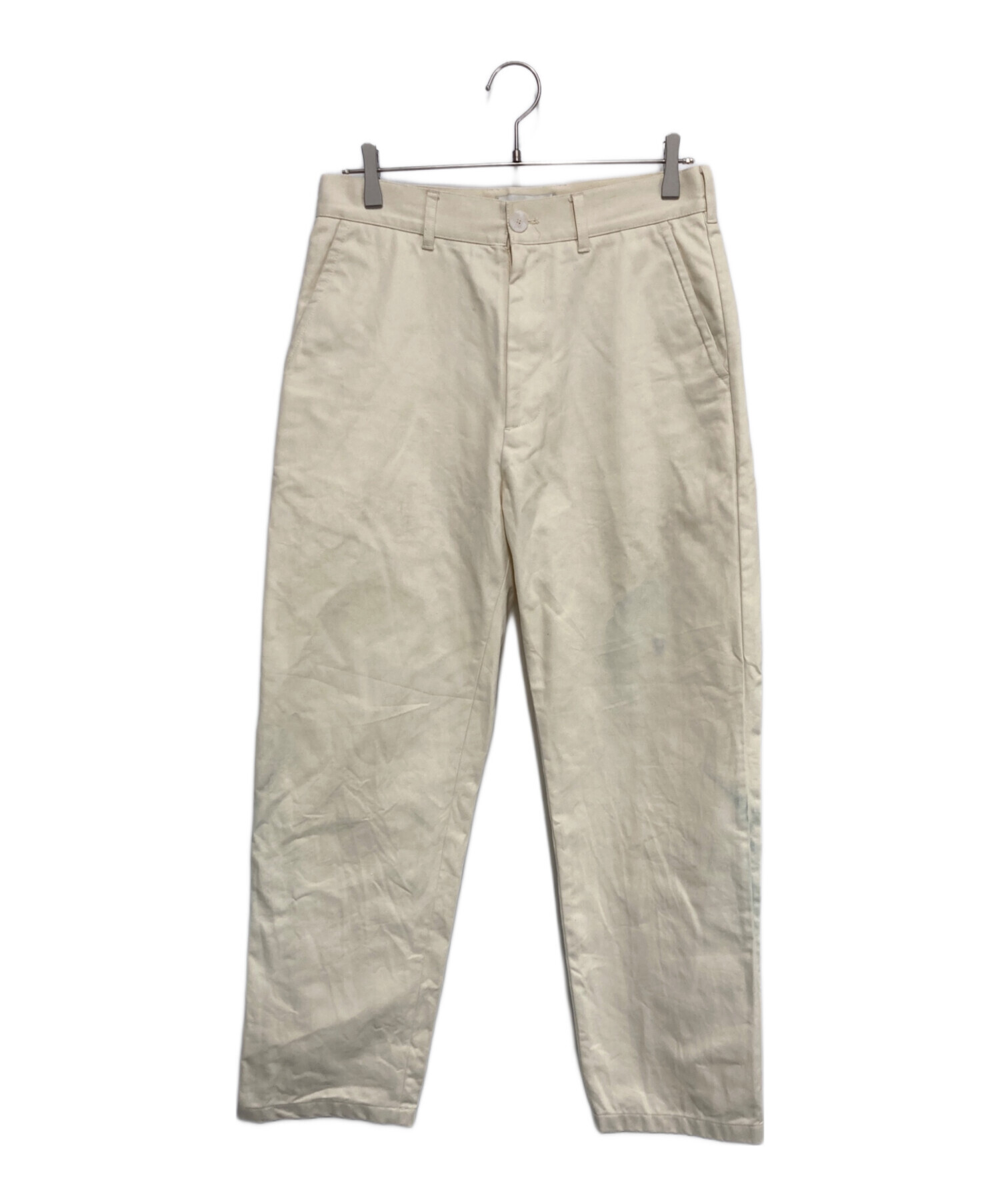 中古・古着通販】STUDIO NICHOLSON (スタジオニコルソン) BILL PANT IN CREAM PEACHED TWILL  COTTON アイボリー サイズ:Ｓ｜ブランド・古着通販 トレファク公式【TREFAC FASHION】スマホサイト