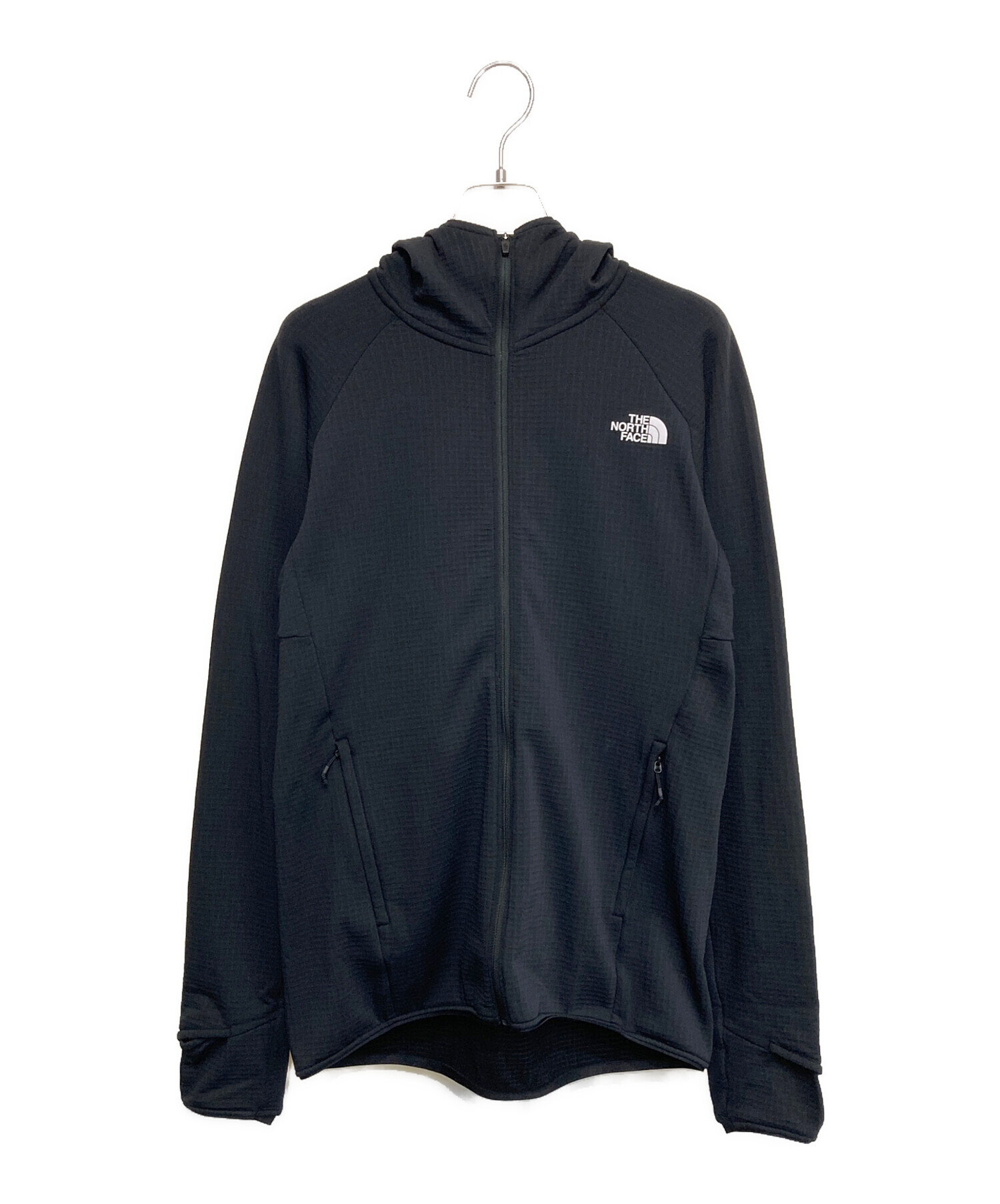 THE NORTH FACE (ザ ノース フェイス) サーマルバーサグリッドフーディ ブラック サイズ:L