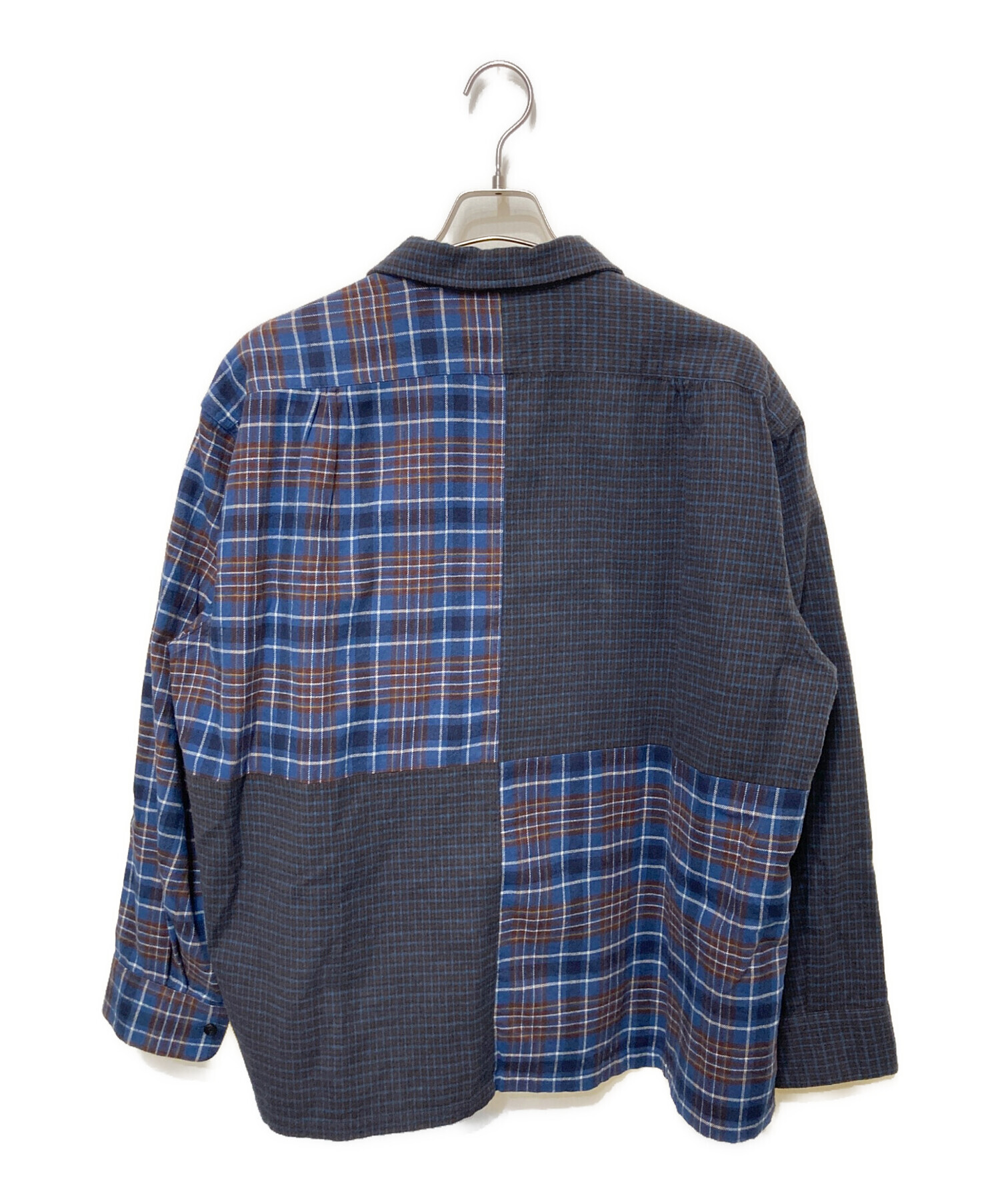 中古・古着通販】BoTT (ボット) creativedrugstore (クリエイティブドラッグストア) BOX Flannel Shirt  ブラウン×ブルー サイズ:Ｍ｜ブランド・古着通販 トレファク公式【TREFAC FASHION】スマホサイト