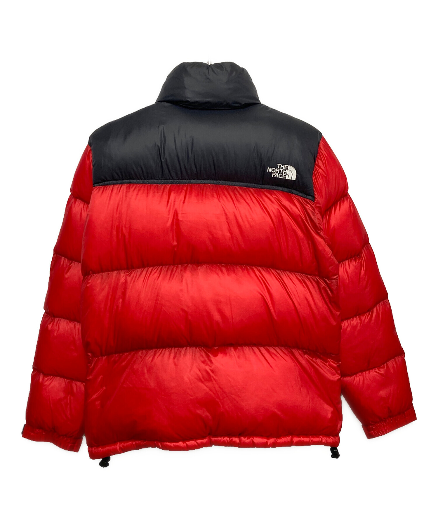 中古・古着通販】THE NORTH FACE (ザ ノース フェイス) ヌプシダウンジャケット レッド×ブラック サイズ:M｜ブランド・古着通販  トレファク公式【TREFAC FASHION】スマホサイト