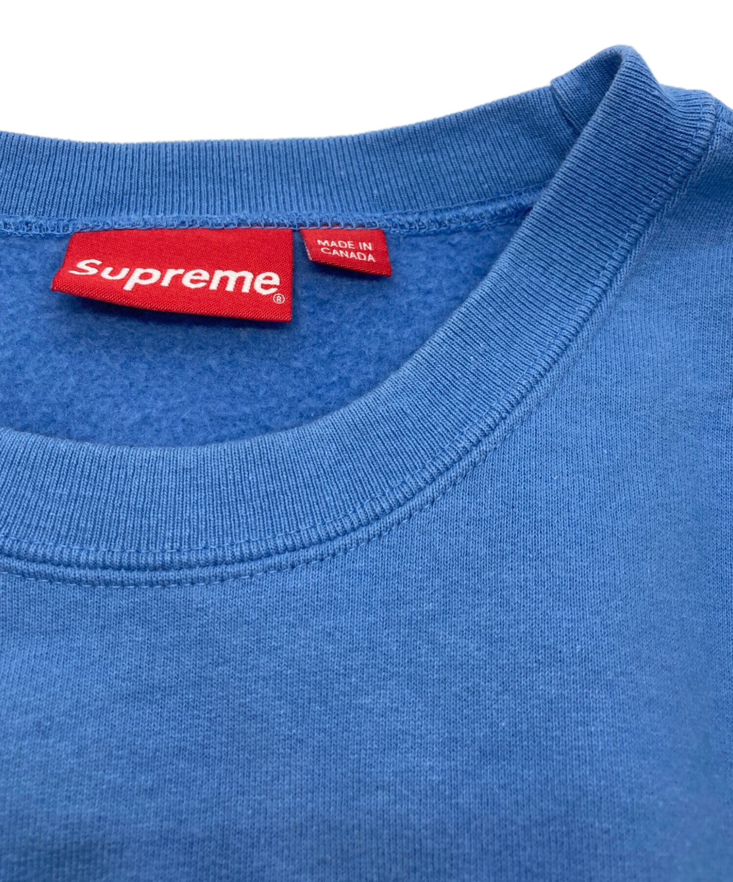 中古・古着通販】SUPREME (シュプリーム) Overlap Crewneck スウェット ブルー サイズ:XL｜ブランド・古着通販  トレファク公式【TREFAC FASHION】スマホサイト