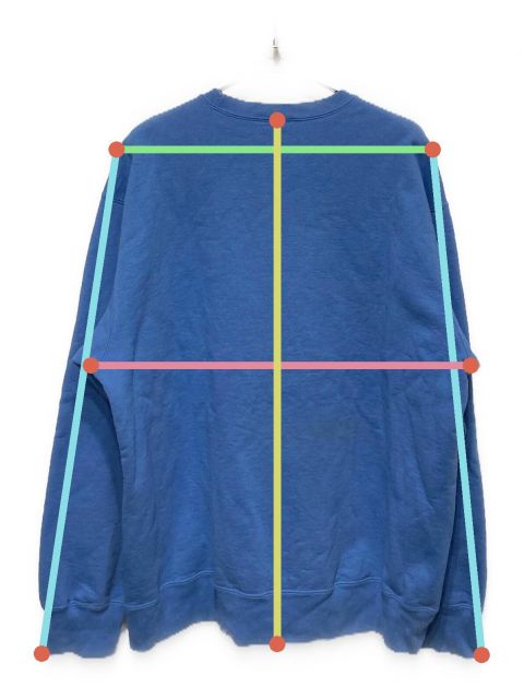 中古・古着通販】SUPREME (シュプリーム) Overlap Crewneck スウェット ブルー サイズ:XL｜ブランド・古着通販  トレファク公式【TREFAC FASHION】スマホサイト