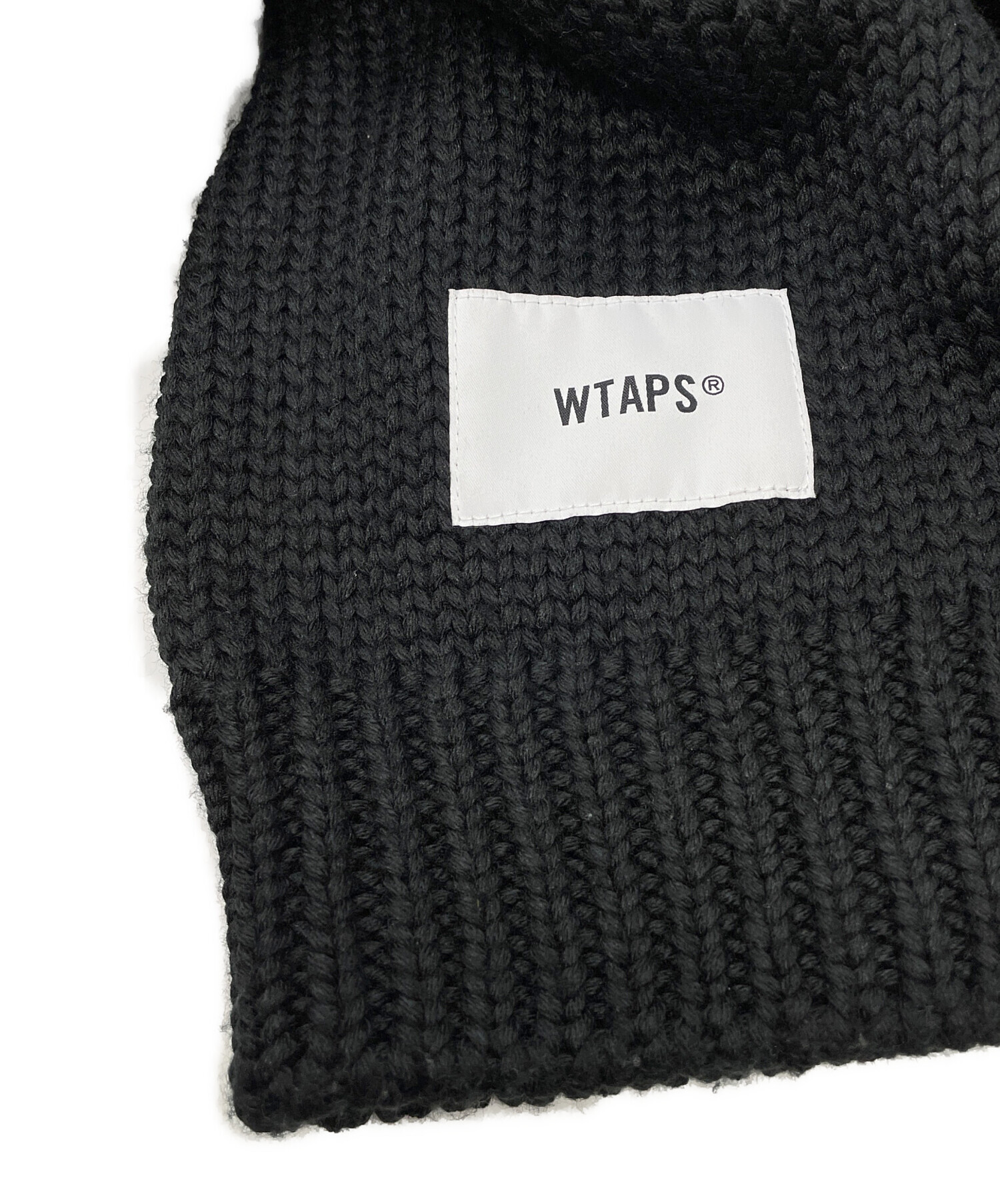 中古・古着通販】WTAPS (ダブルタップス) ARMT/SWEATER/POLY.X3.0 ブラック サイズ:4｜ブランド・古着通販  トレファク公式【TREFAC FASHION】スマホサイト